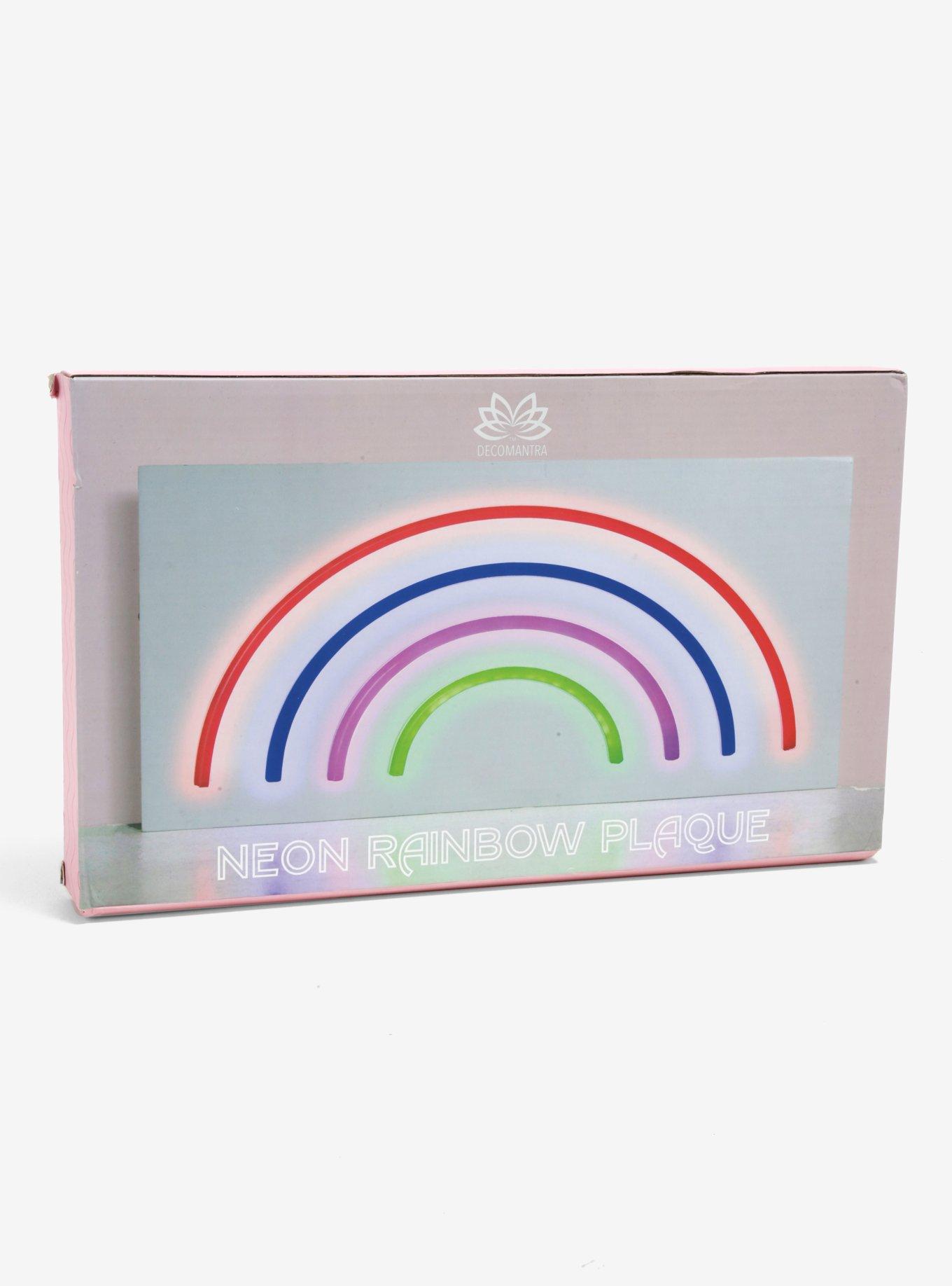 Neon Rainbow Plaque Lamp, , alternate
