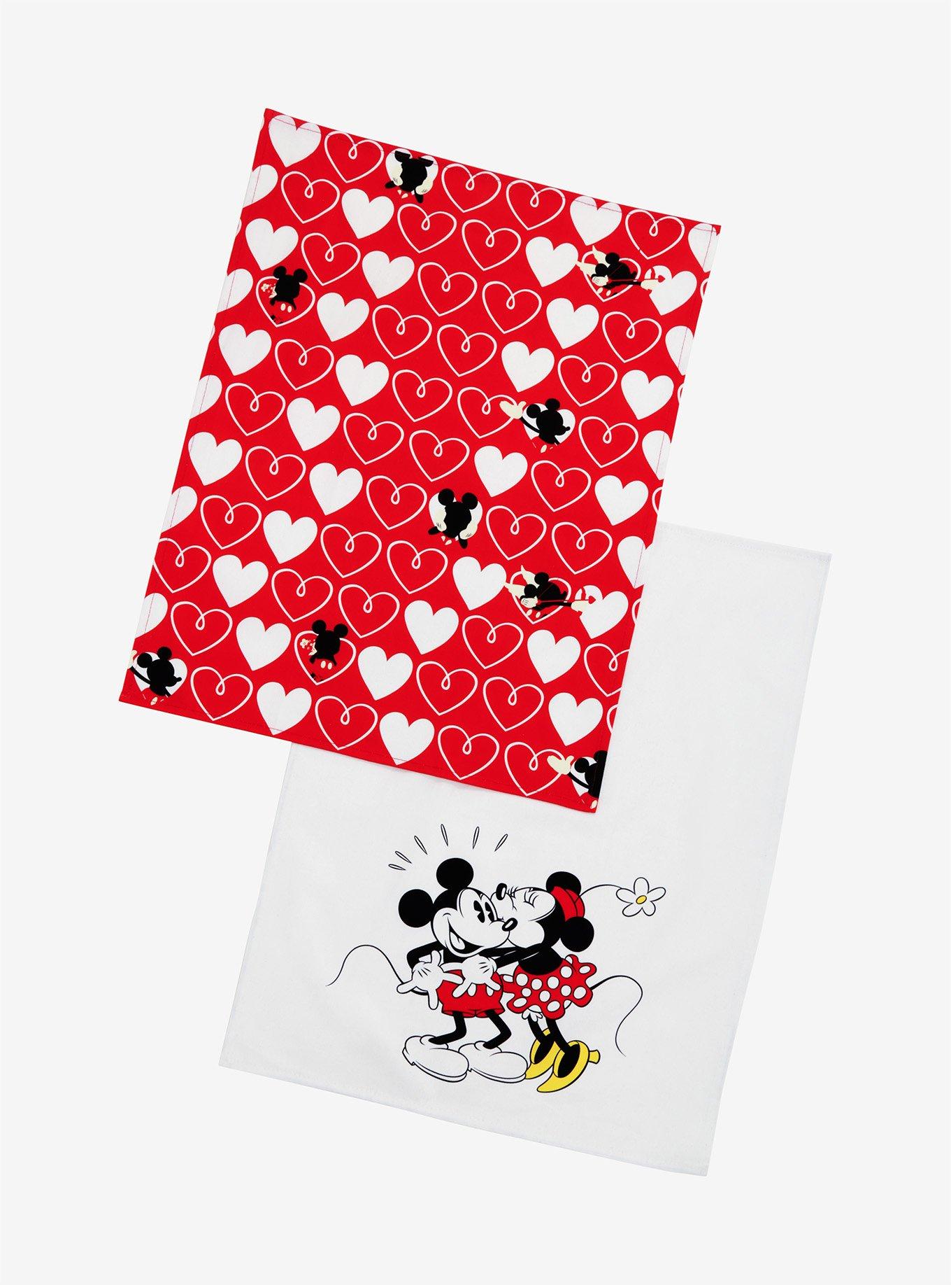 Disney Mickey Mouse And Minnie Mouse Tea Towel Set, , alternate