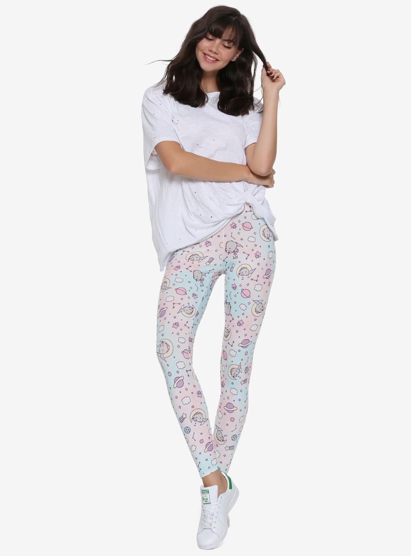 Pusheen Tie-Dye Space Leggings, , alternate