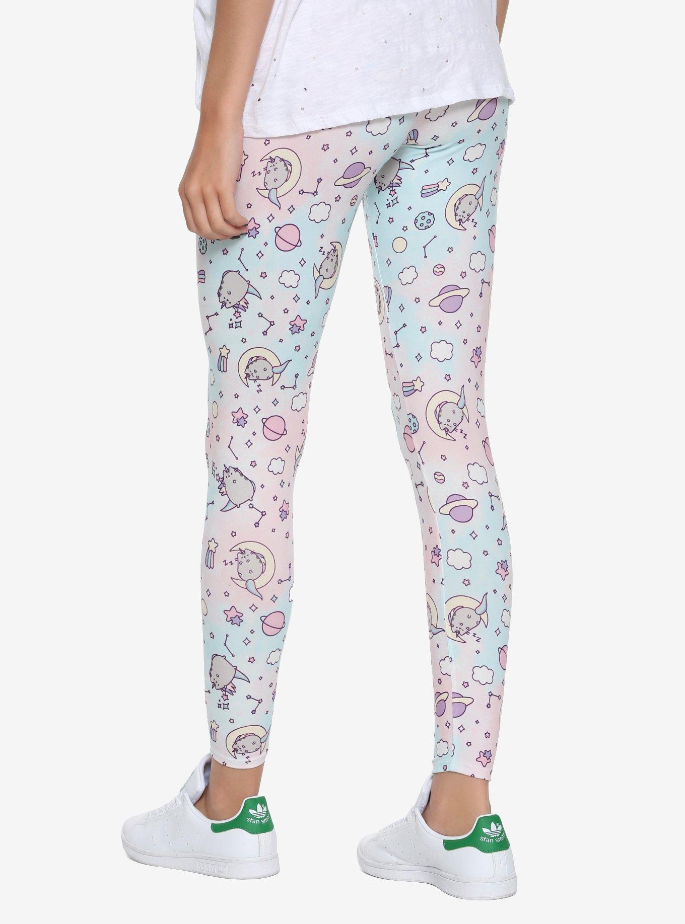 Pusheen Tie-Dye Space Leggings, , alternate