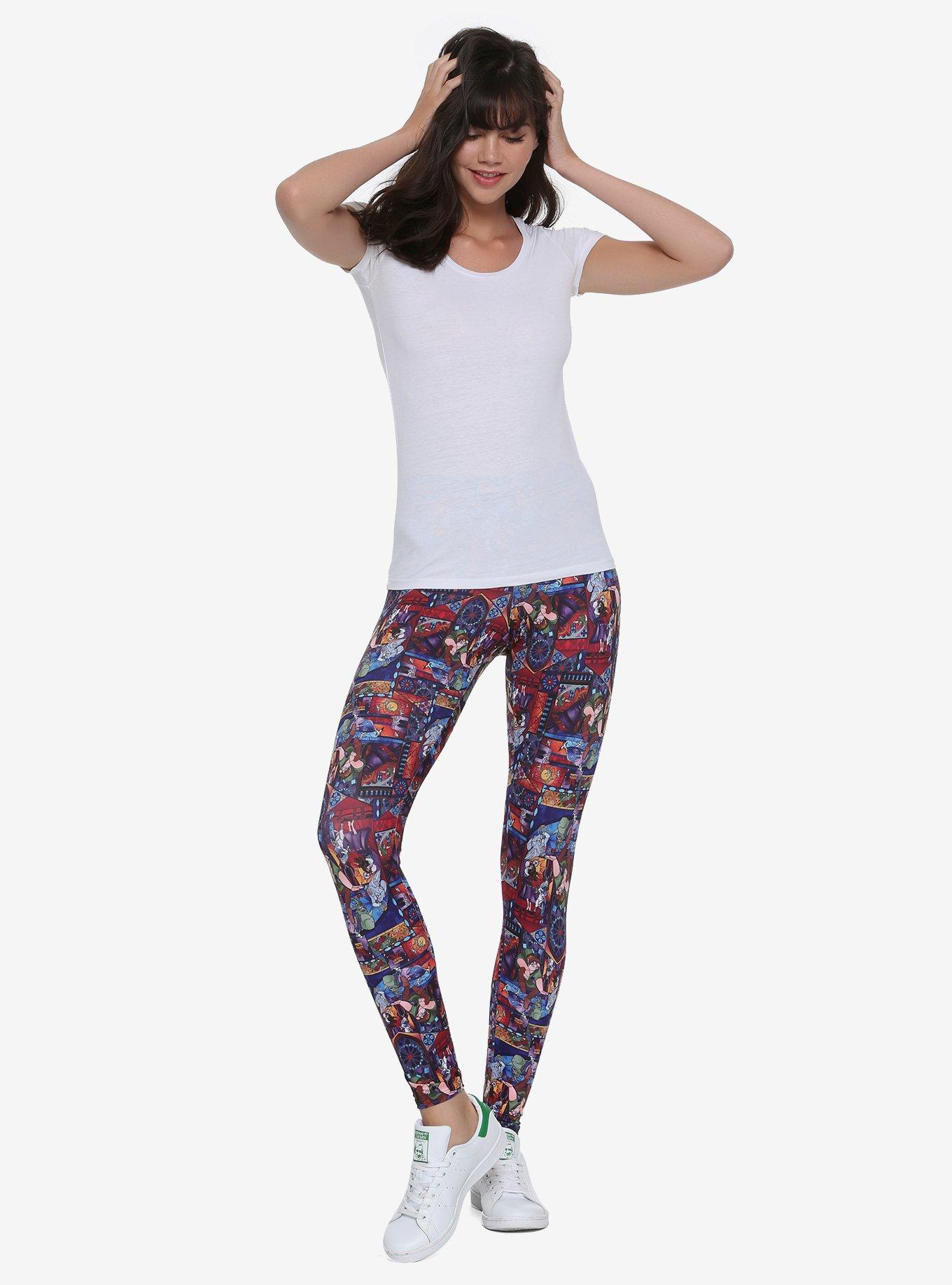Disney The Hunchback Of Notre Dame Stained Glass Leggings, , alternate