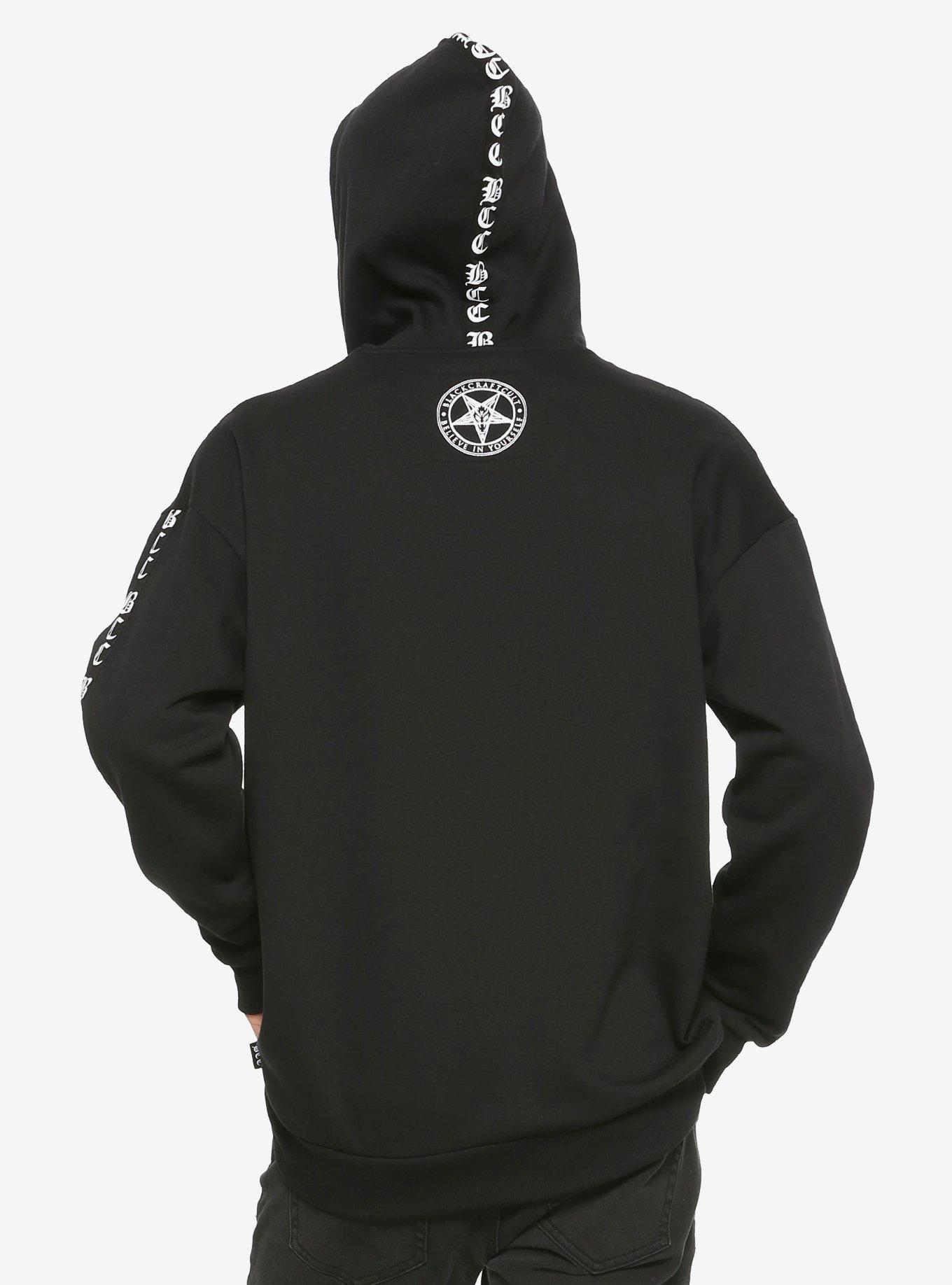 BlackCraft Baphomet BBC Hoodie, BLACK, alternate