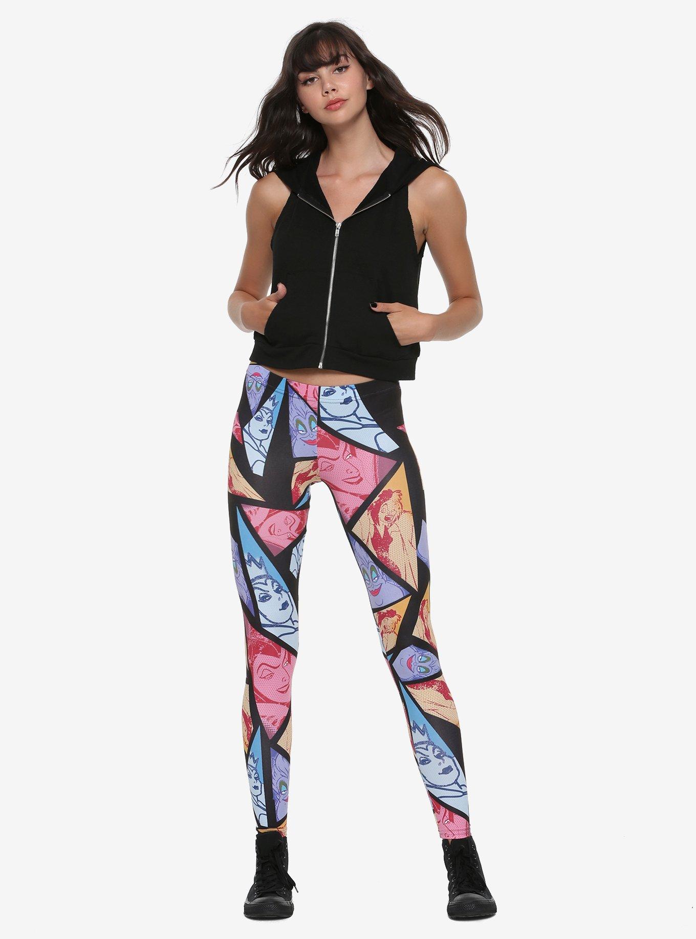 Disney Villains Pop Art Leggings, MULTI COLOR, alternate