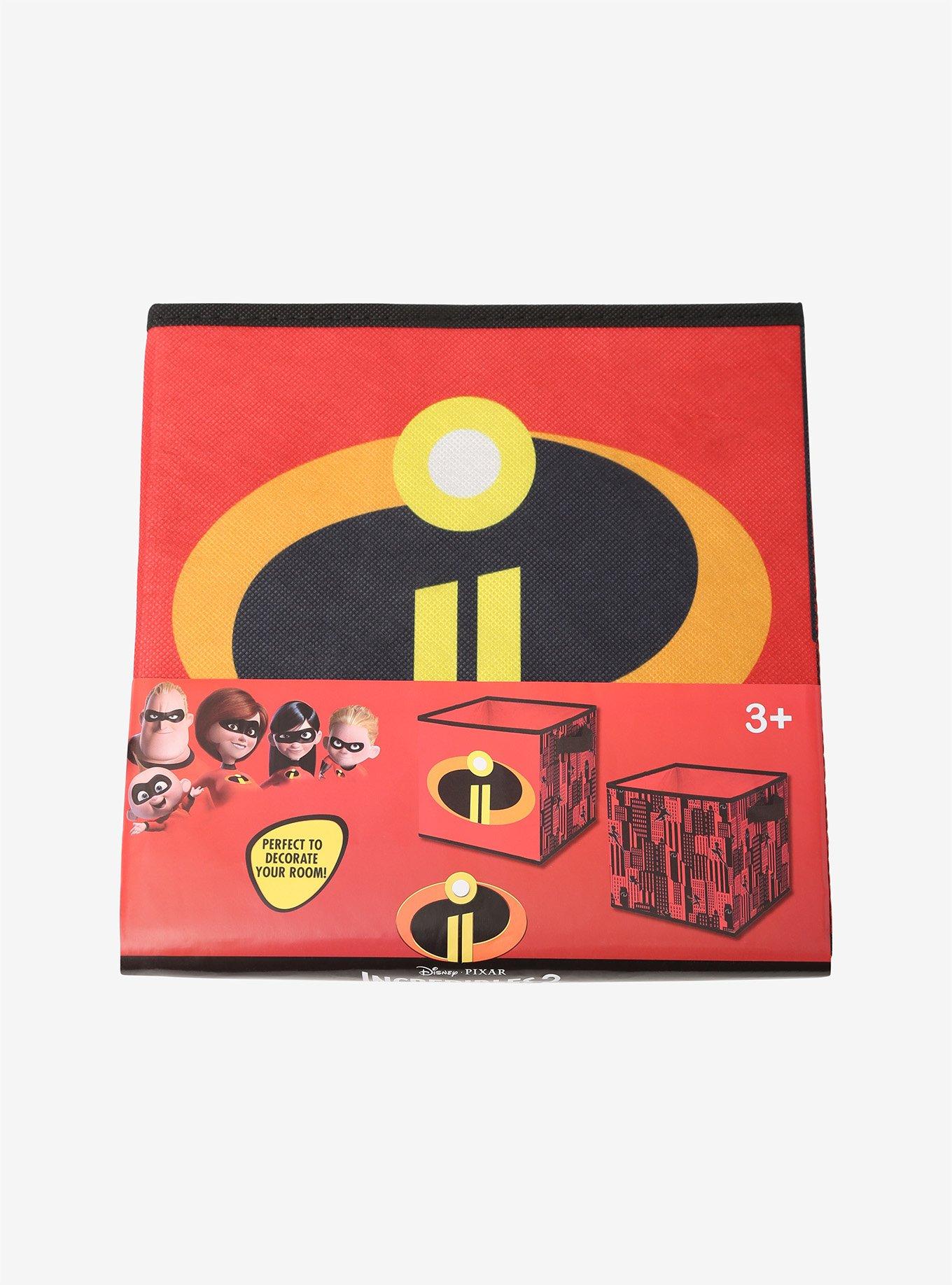 Disney Pixar Incredibles 2 Logo Storage Bin Set, , alternate