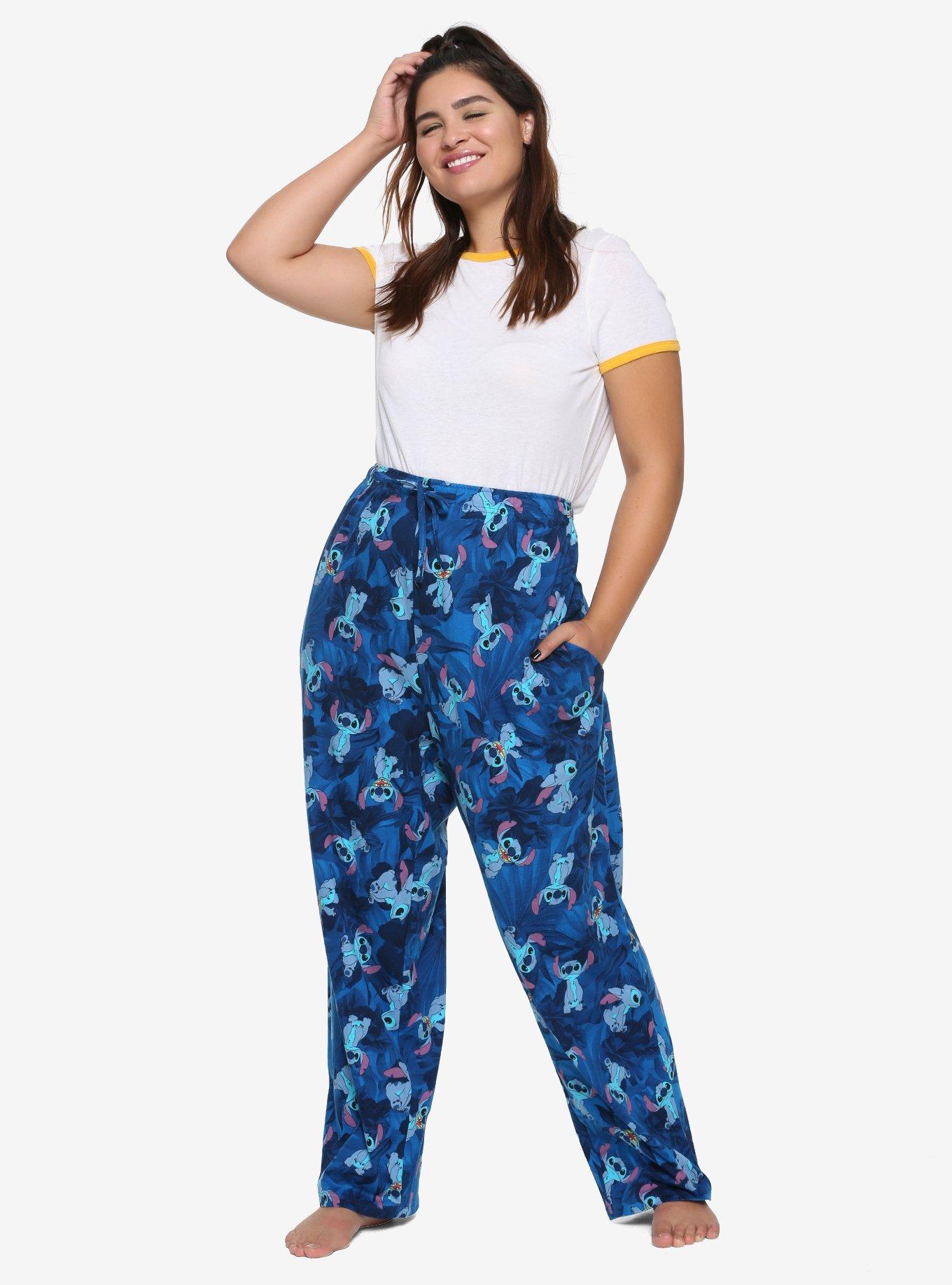 Hot Topic Disney Stitch & Frog Pajama Pants Plus