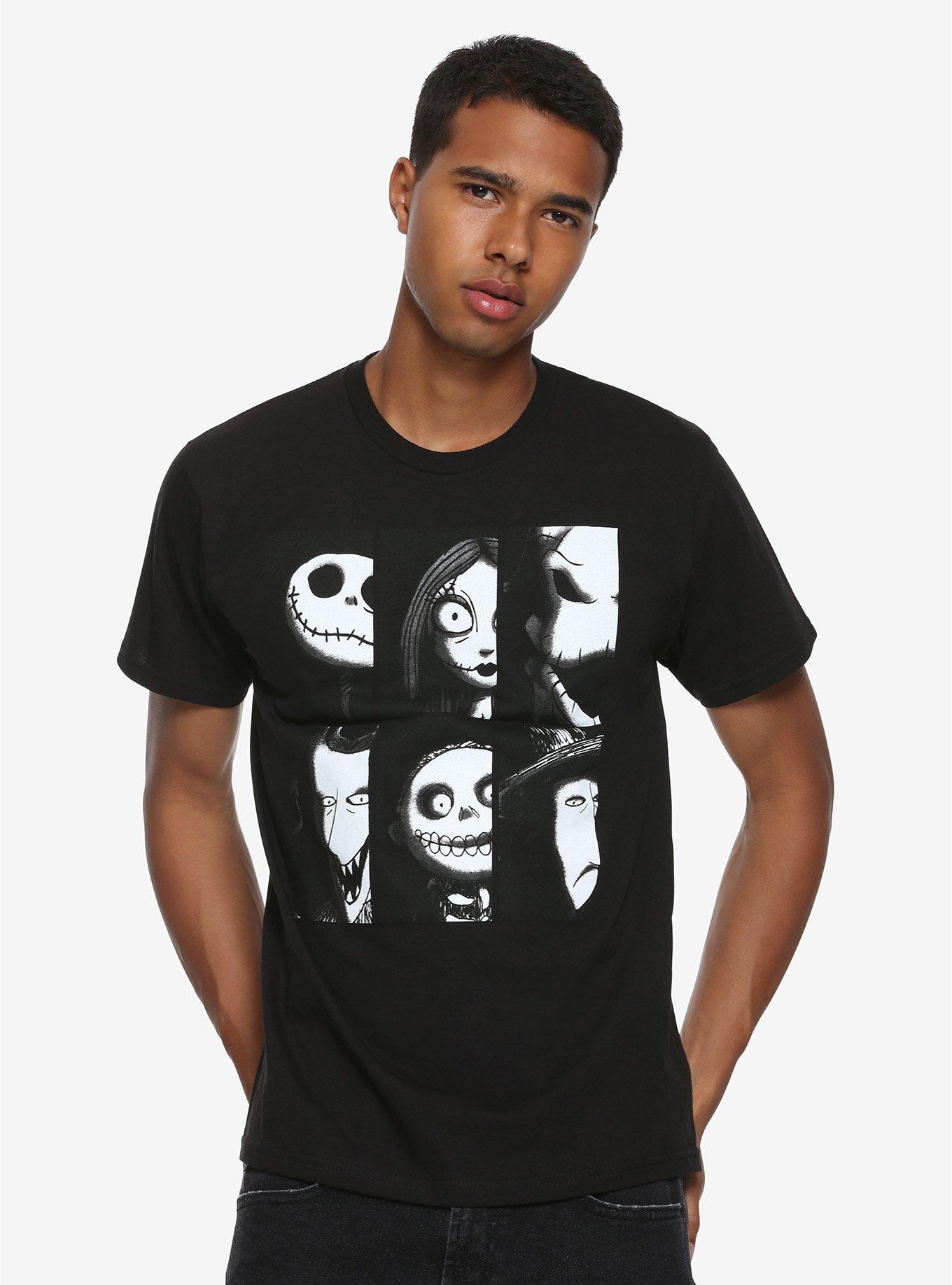 The Nightmare Before Christmas Faces T-Shirt Hot Topic Exclusive, , alternate