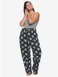 The Nightmare Before Christmas Spiderweb & Jack's Head Girls Pajama Pants Plus Size, BLACK, alternate