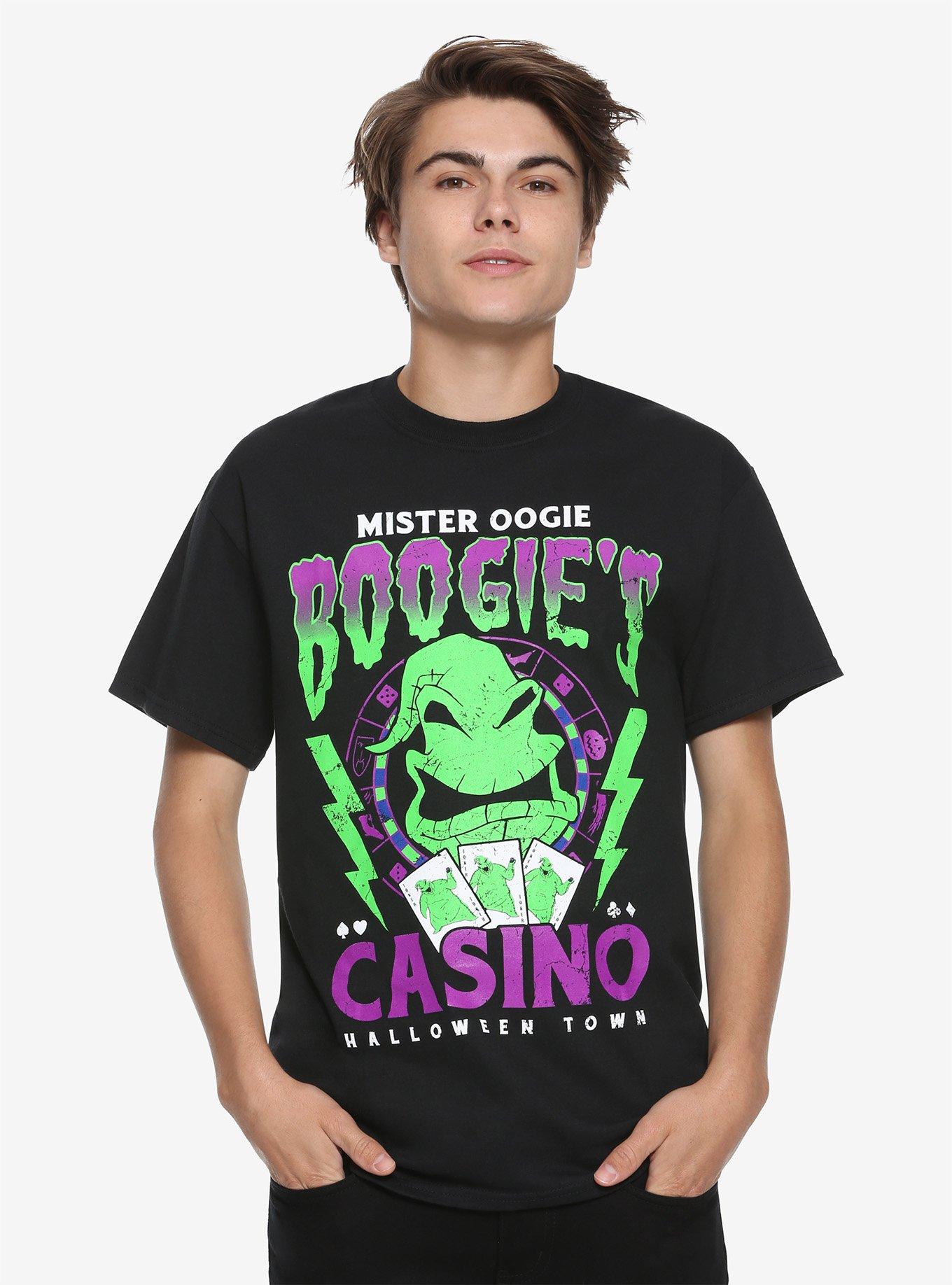 The Nightmare Before Christmas Oogie Boogie's Casino T-Shirt Hot Topic Exclusive, , alternate