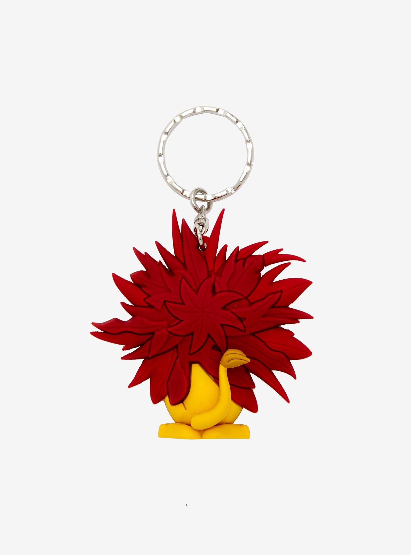 Loungefly The Lion King Leaf Mane Simba Key Chain, , alternate