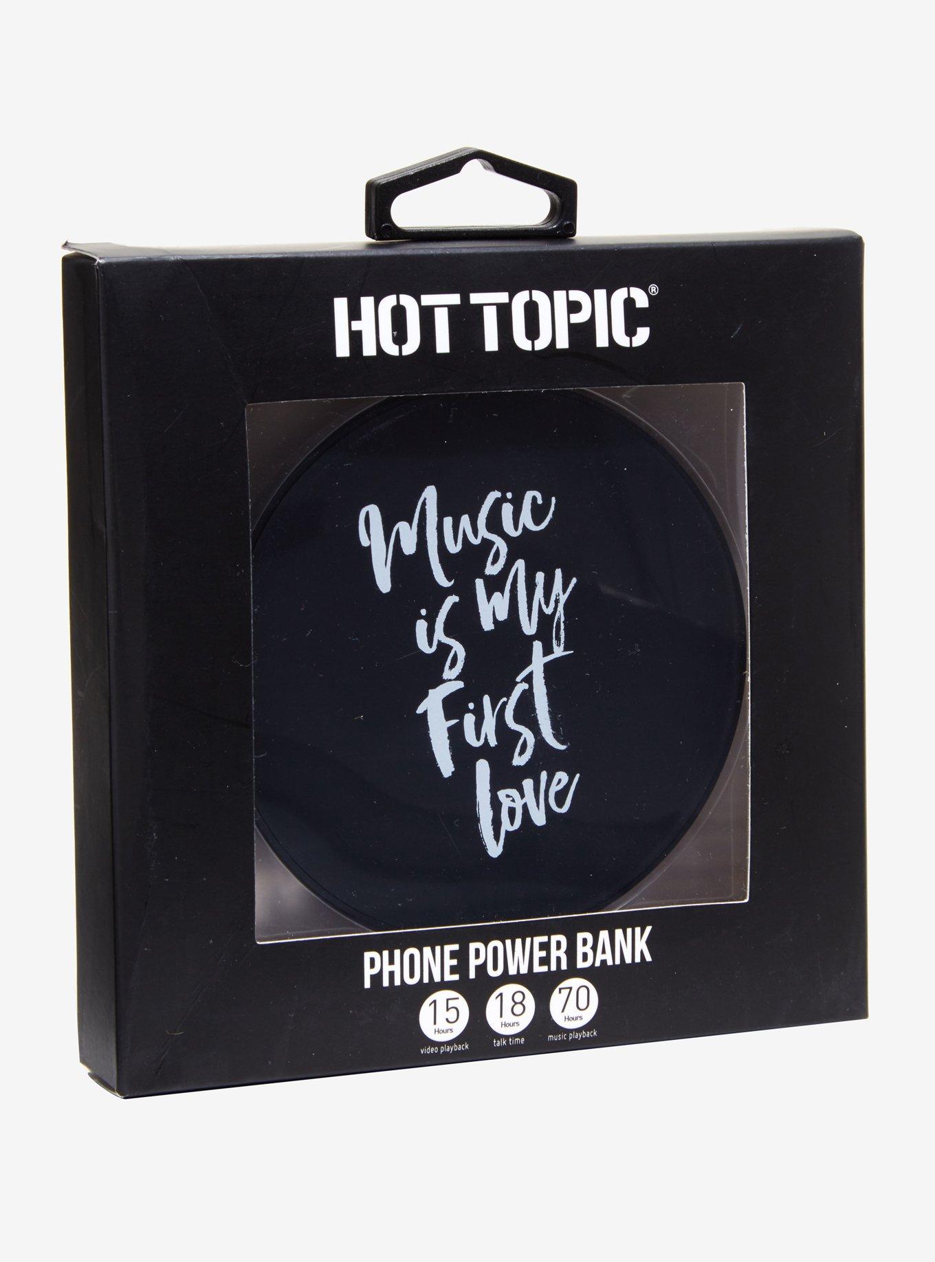 Music Is My First Love Phone Power Bank, , alternate