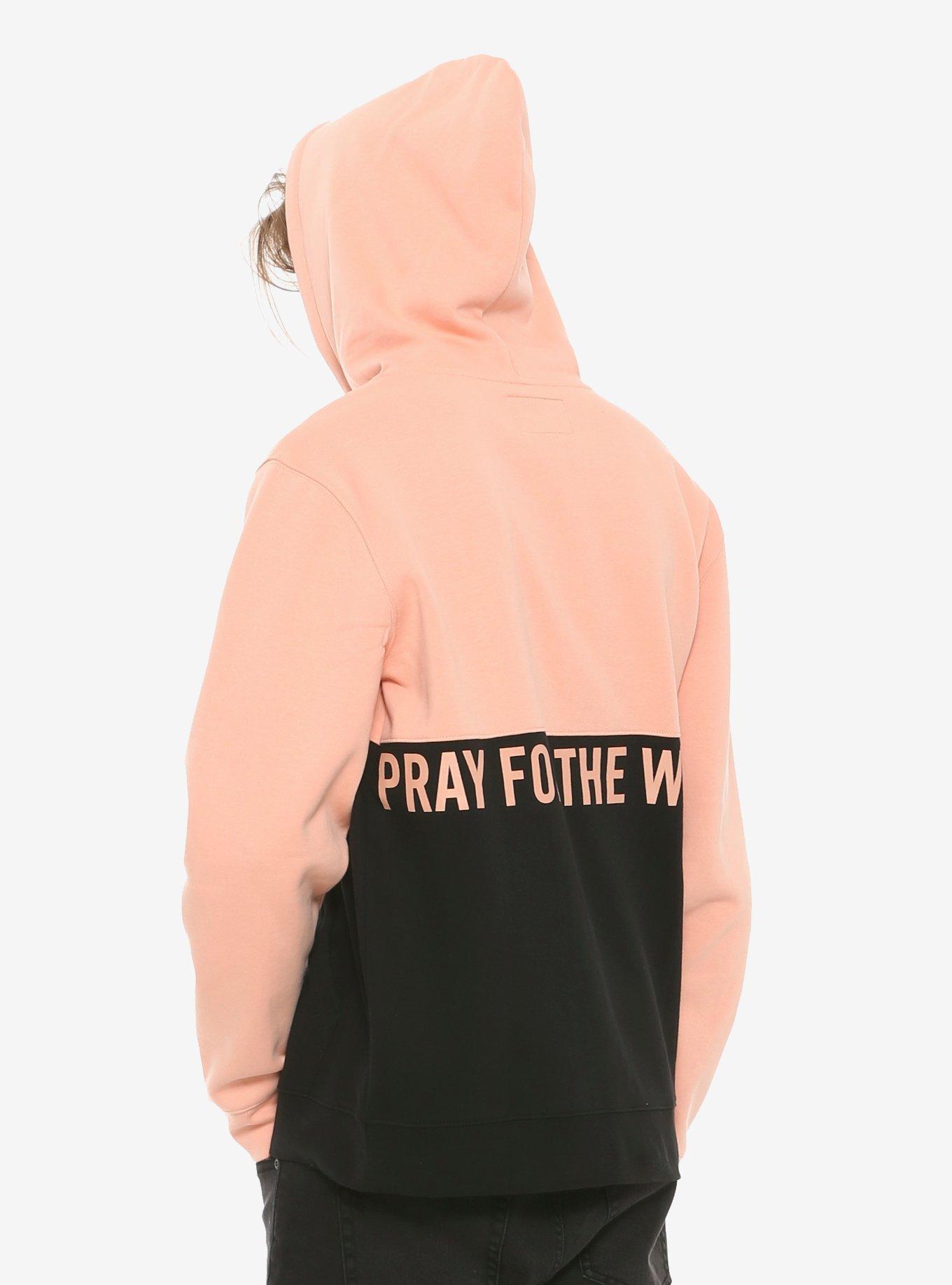 Panic! At The Disco Pray For The Wicked Color Block Hoodie, PINK, alternate
