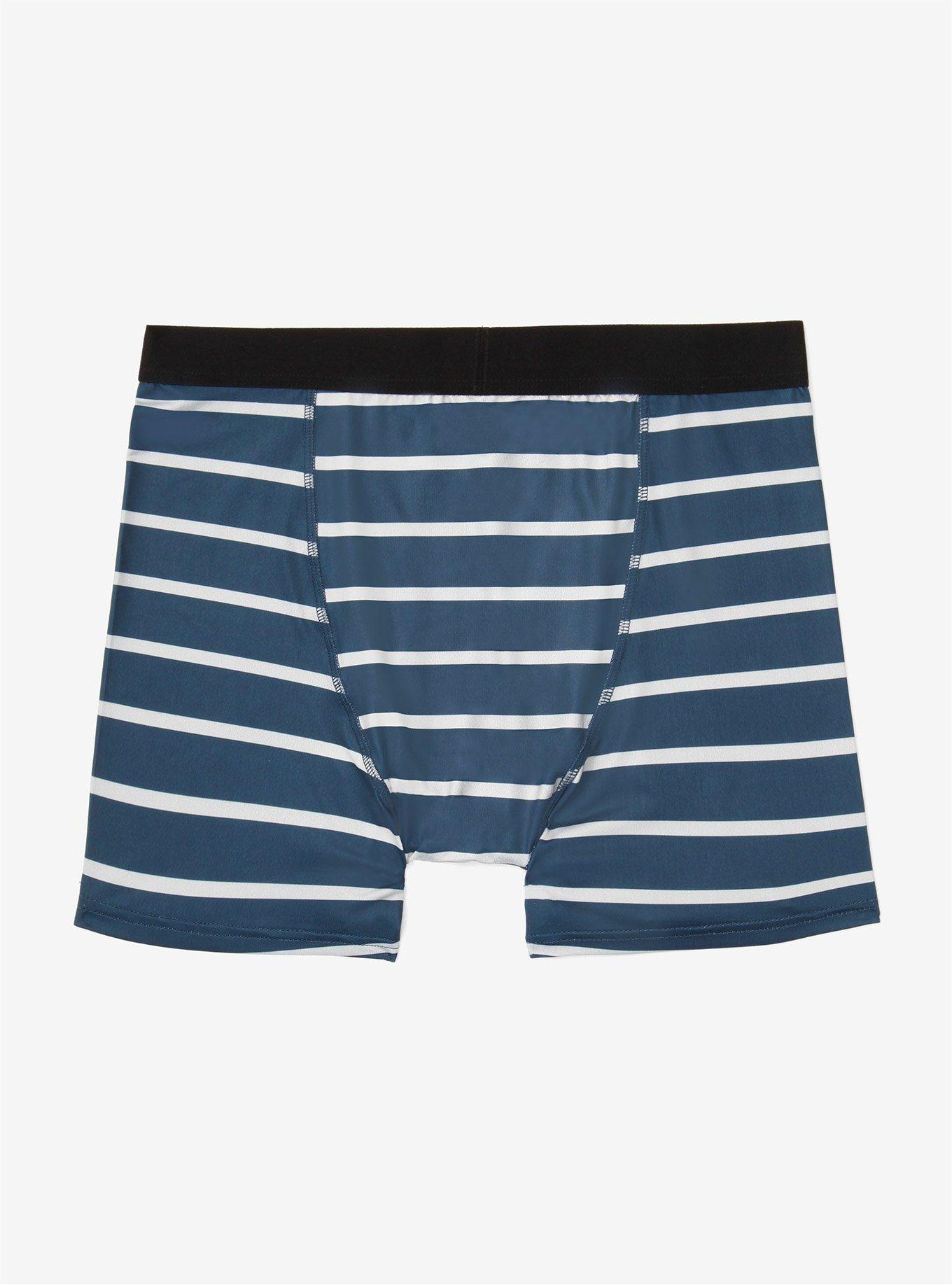 Harry Potter Ravenclaw Striped Boxer Briefs - BoxLunch Exclusive, , alternate