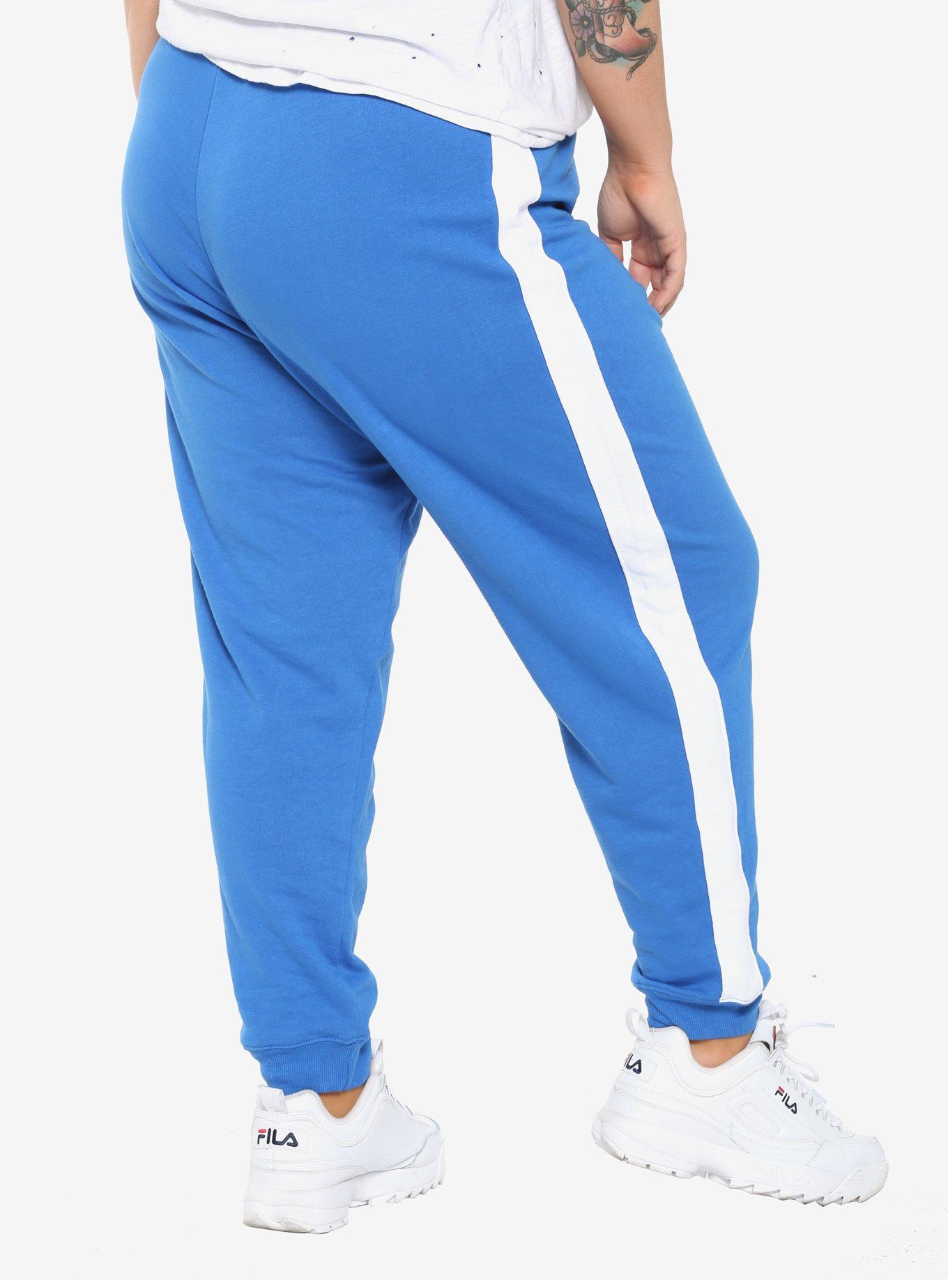 Overwatch D.Va Girls Jogger Pants Plus Size, BLUE, alternate