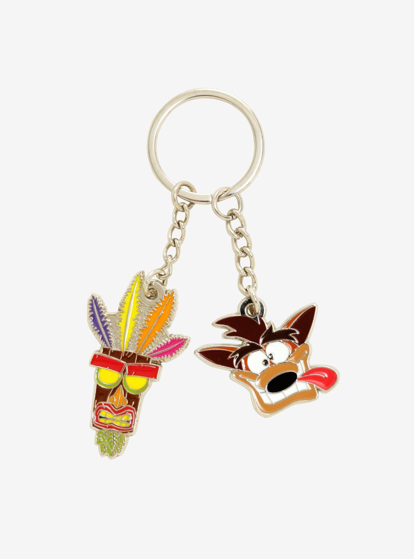 Crash Bandicoot Enamel Key Chain, , alternate
