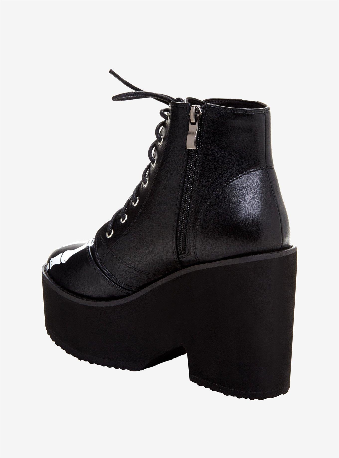 Skeleton Platform Boots, , alternate