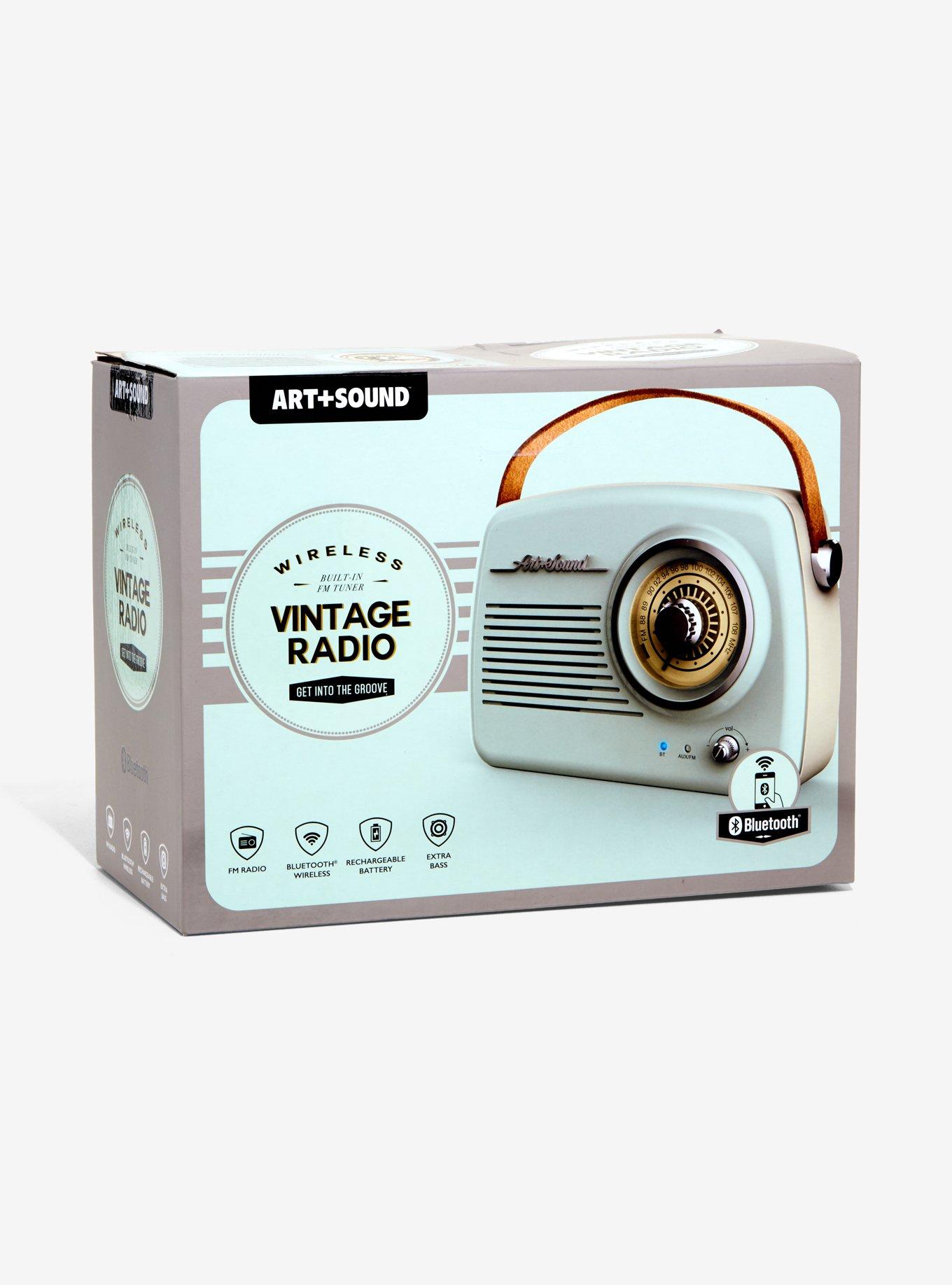 Green Vintage Wireless Radio Speaker, , alternate