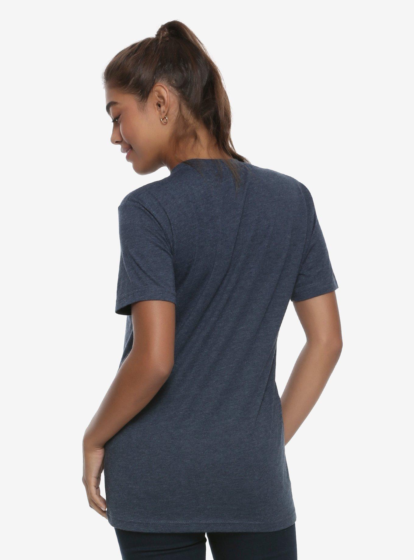 Avatar: The Last Airbender Stack Womens Tee - BoxLunch Exclusive, NAVY, alternate