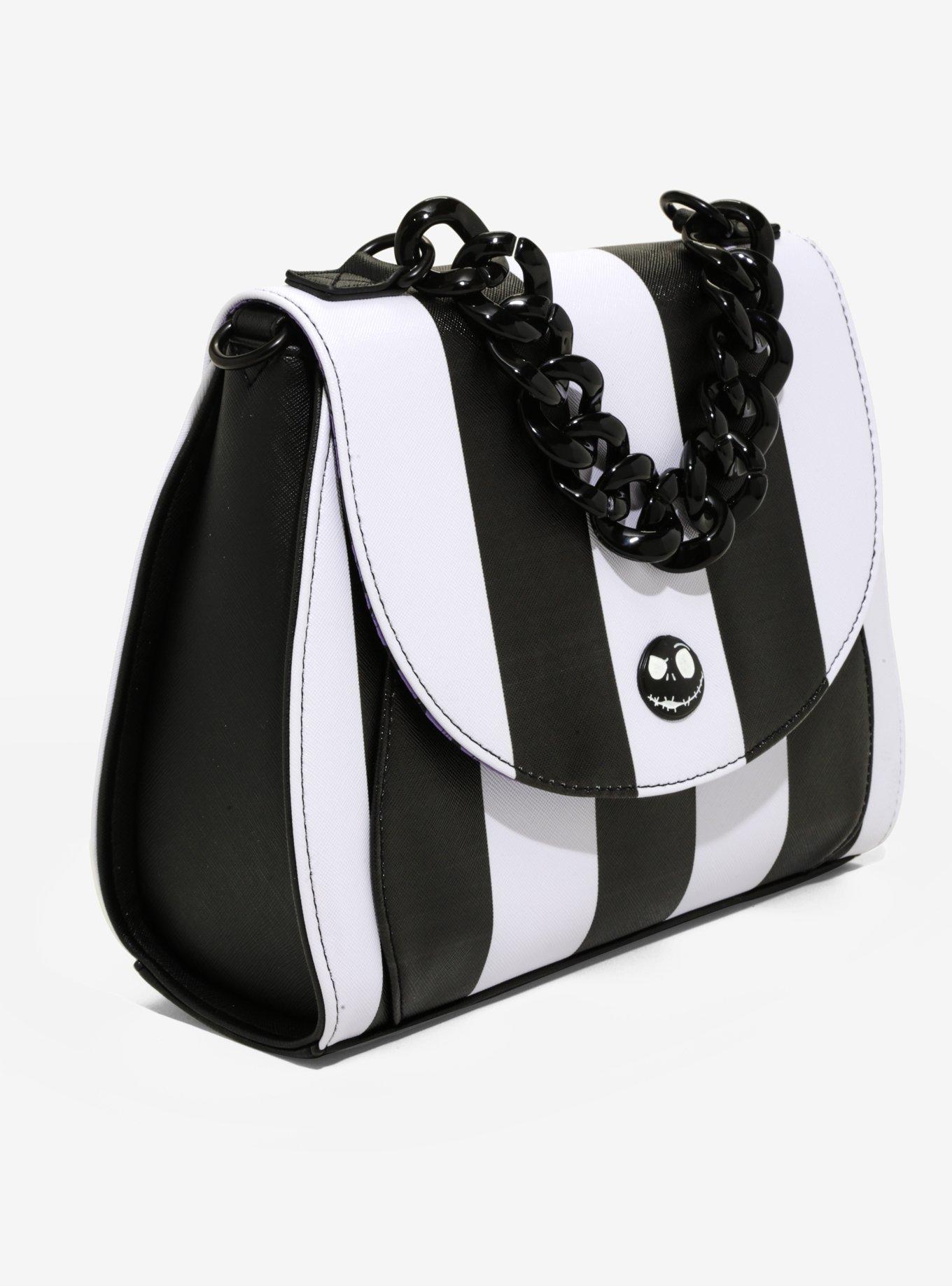Loungefly The Nightmare Before Christmas Striped Crossbody Bag, , alternate