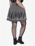 Supernatural Monsters Suspender Skirt Plus Size Hot Topic Exclusive, GREY, alternate
