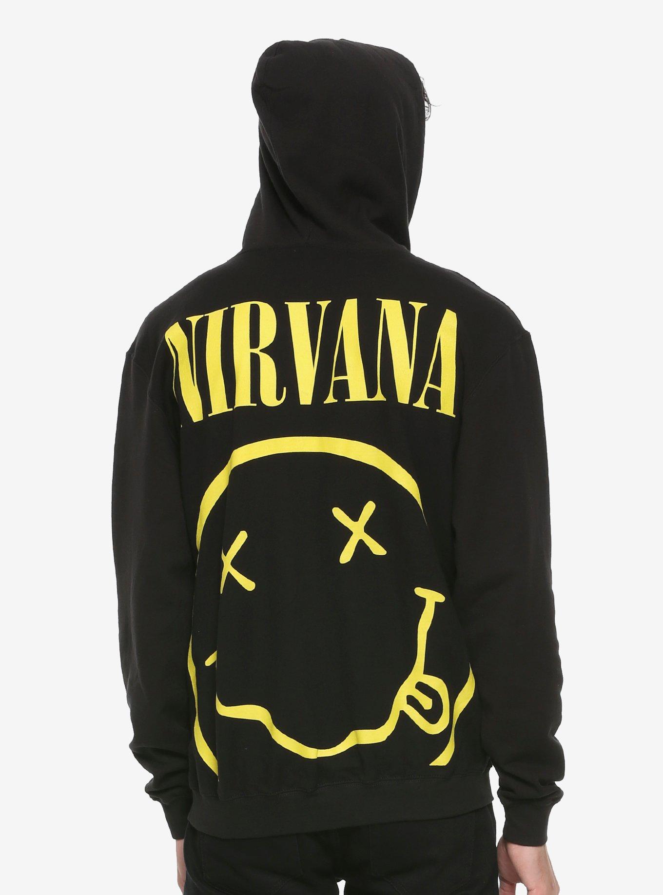 Nirvana Smiley Hoodie, , alternate