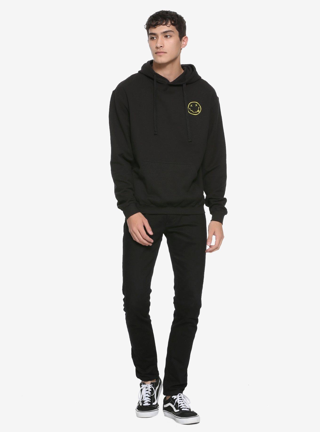 Nirvana Smiley Hoodie, , alternate