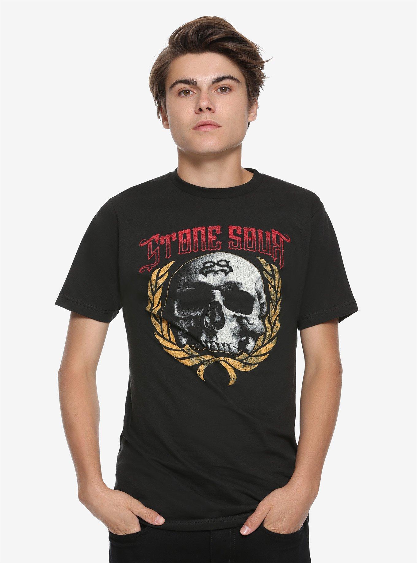 Stone Sour Skull Crest T-Shirt, , alternate