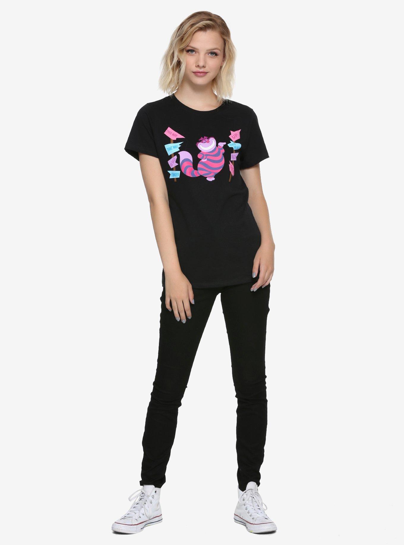 Disney Alice In Wonderland Book Art T-Shirt, , alternate