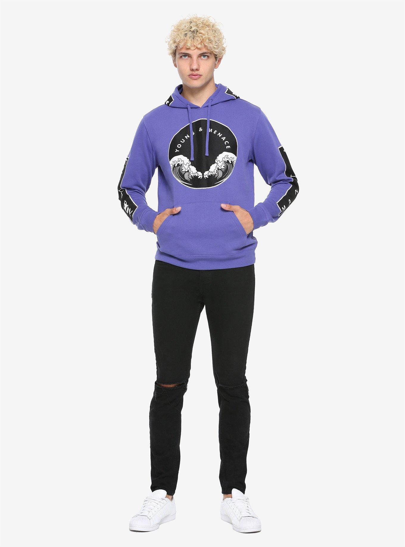 Fall Out Boy Young & Menace Patched Hoodie, , alternate