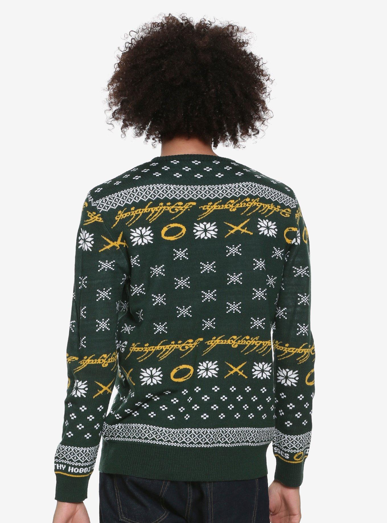 The Lord Of The Rings Holiday Sweater - BoxLunch Exclusive, , alternate