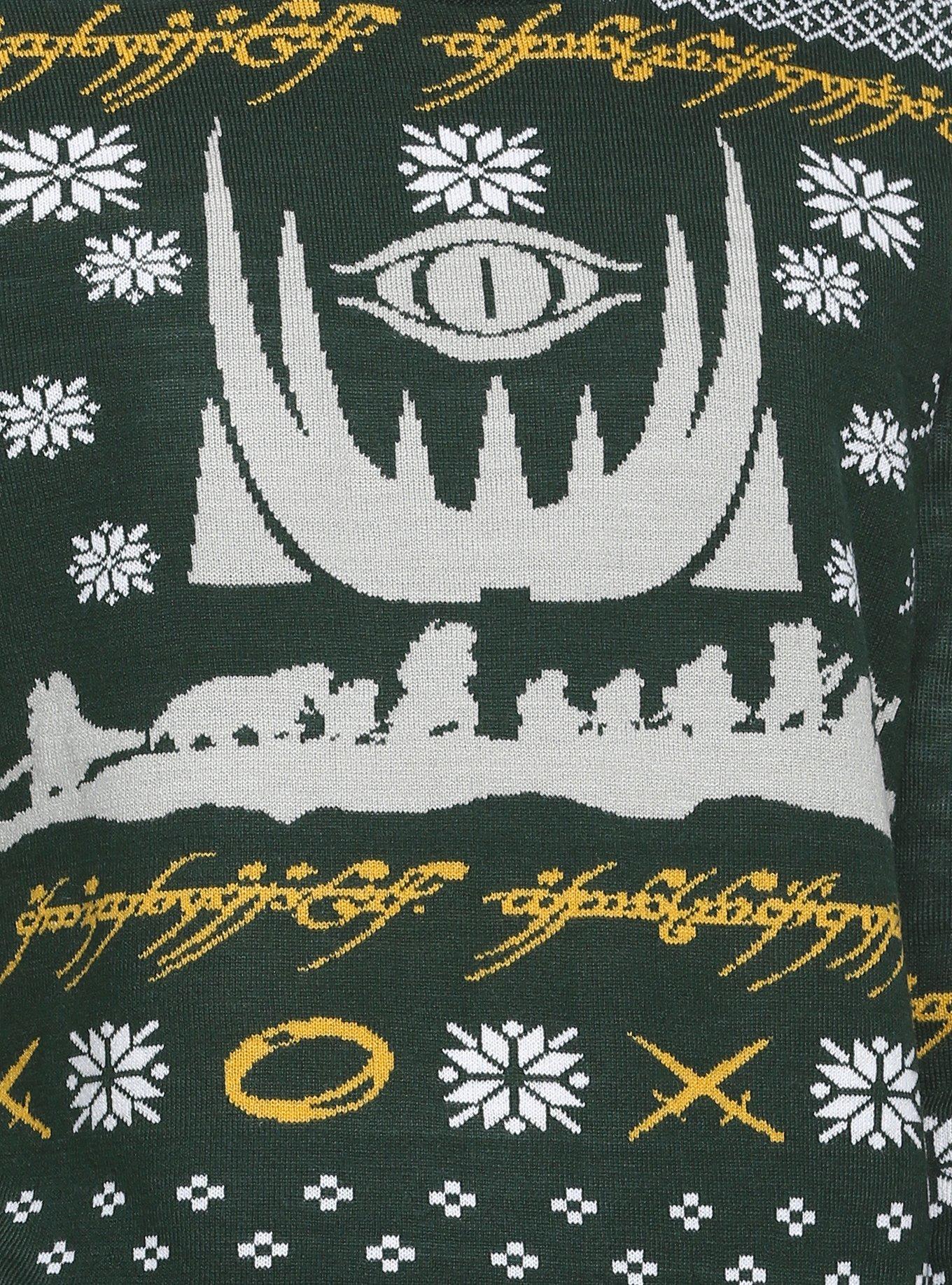 The Lord Of The Rings Holiday Sweater - BoxLunch Exclusive, , alternate