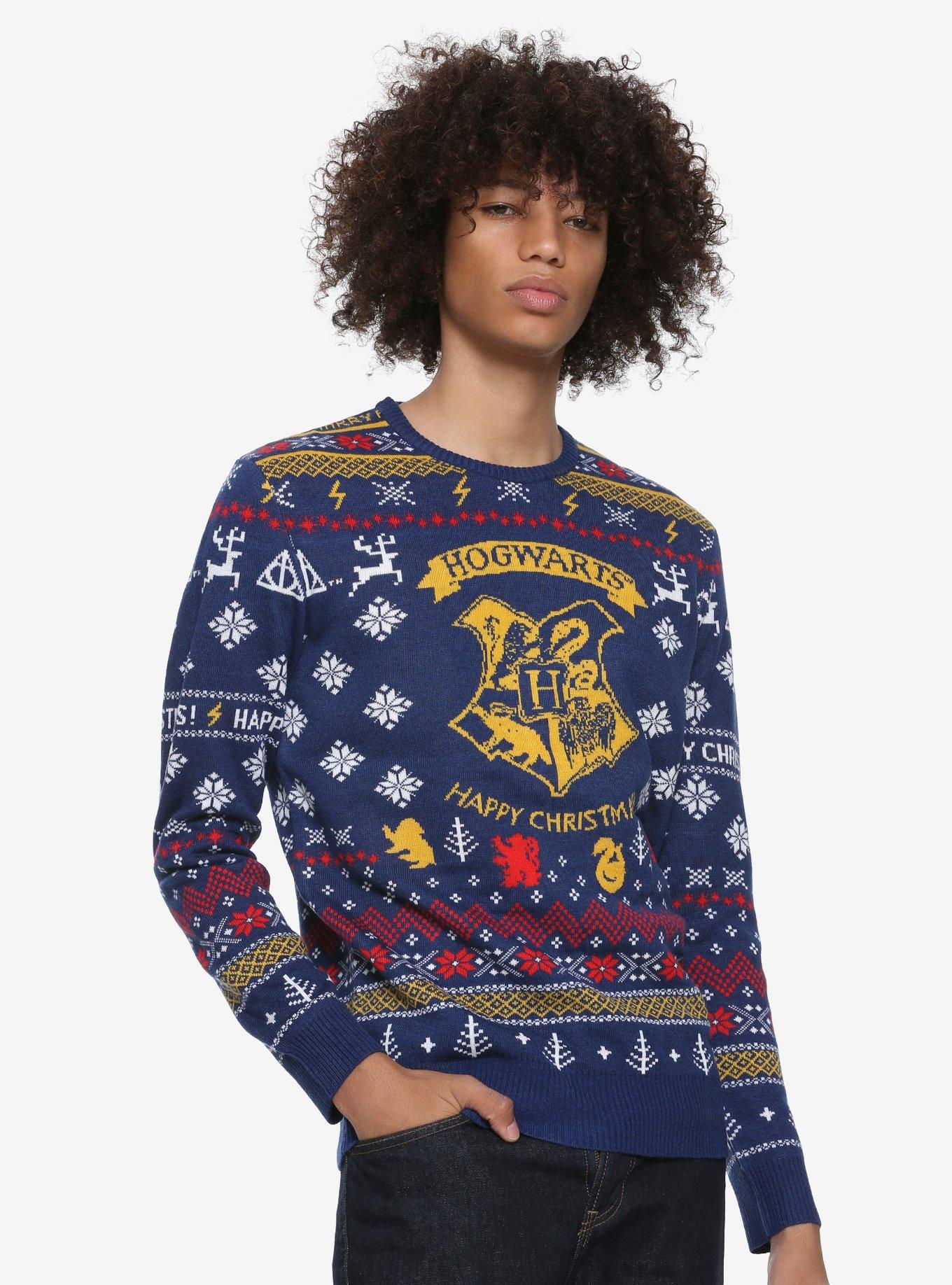 Harry Potter Hogwarts Holiday Sweater - BoxLunch Exclusive, , alternate