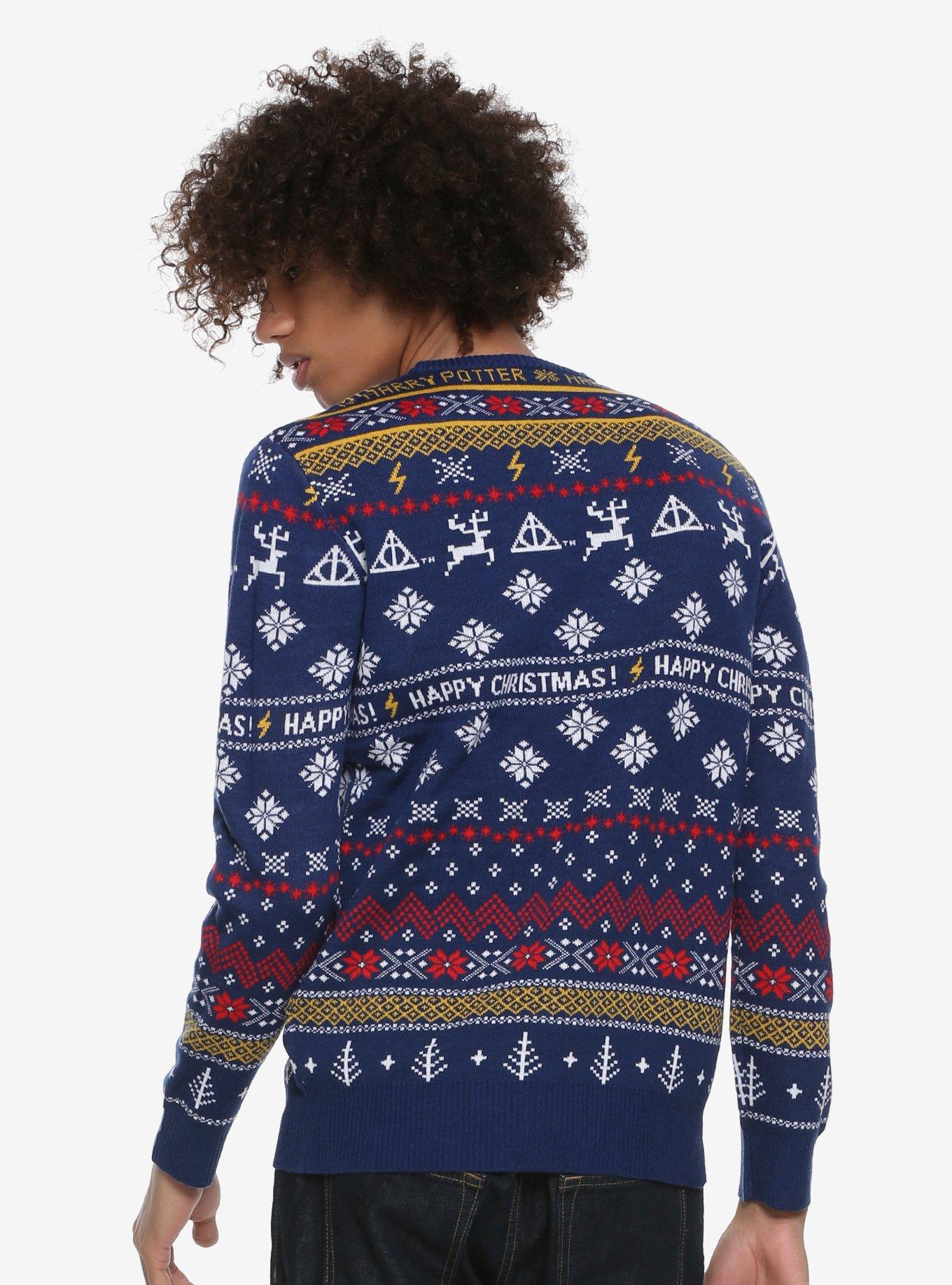 Harry Potter Hogwarts Holiday Sweater - BoxLunch Exclusive, , alternate