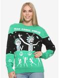 Rick And Morty World Peace Holiday Sweater - BoxLunch Exclusive, , alternate