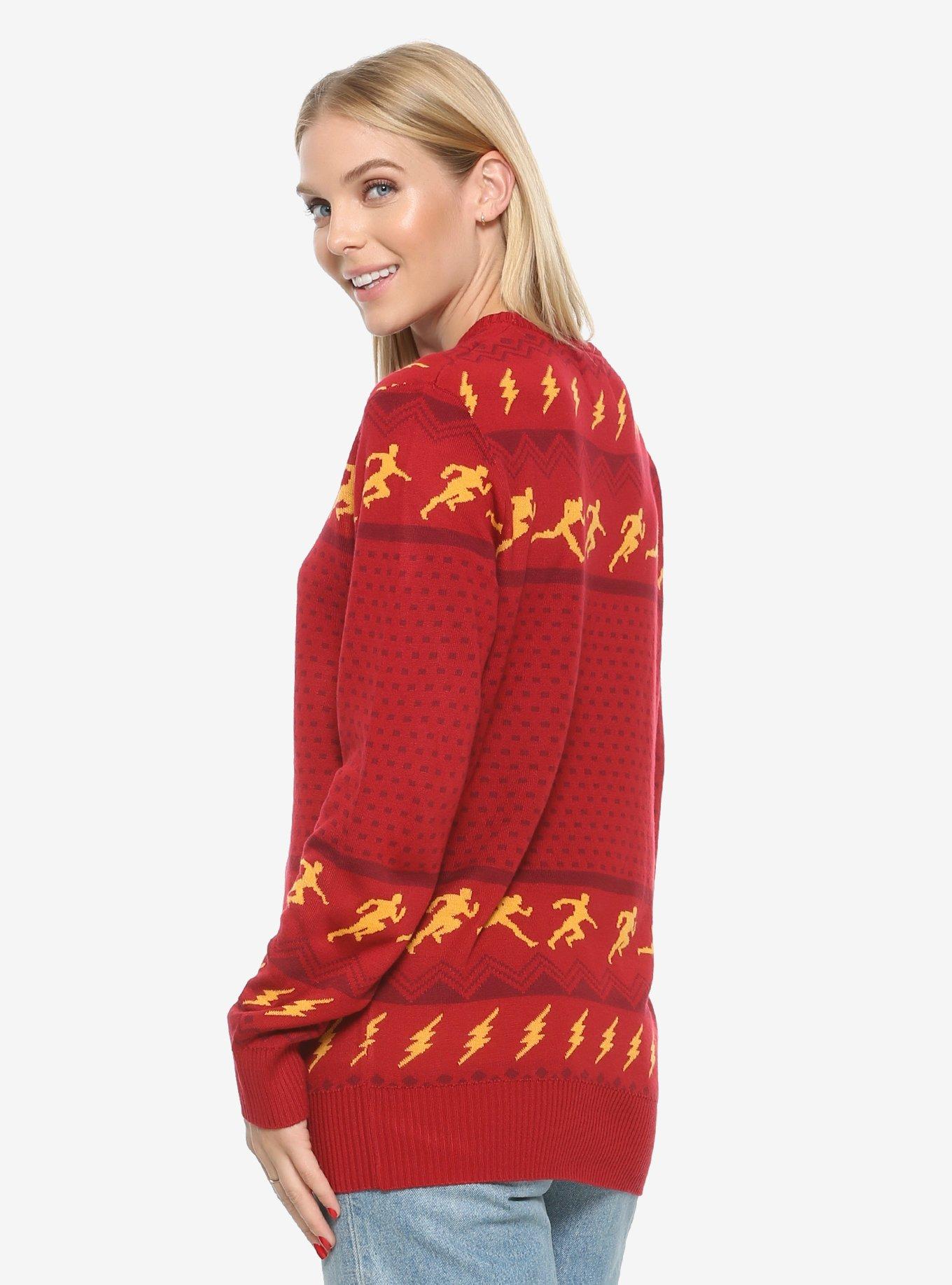 DC Comics The Flash Holiday Sweater, , alternate