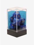 Chessex Vortex Blue With Gold Polyhedral Dice Set Of 7, , alternate