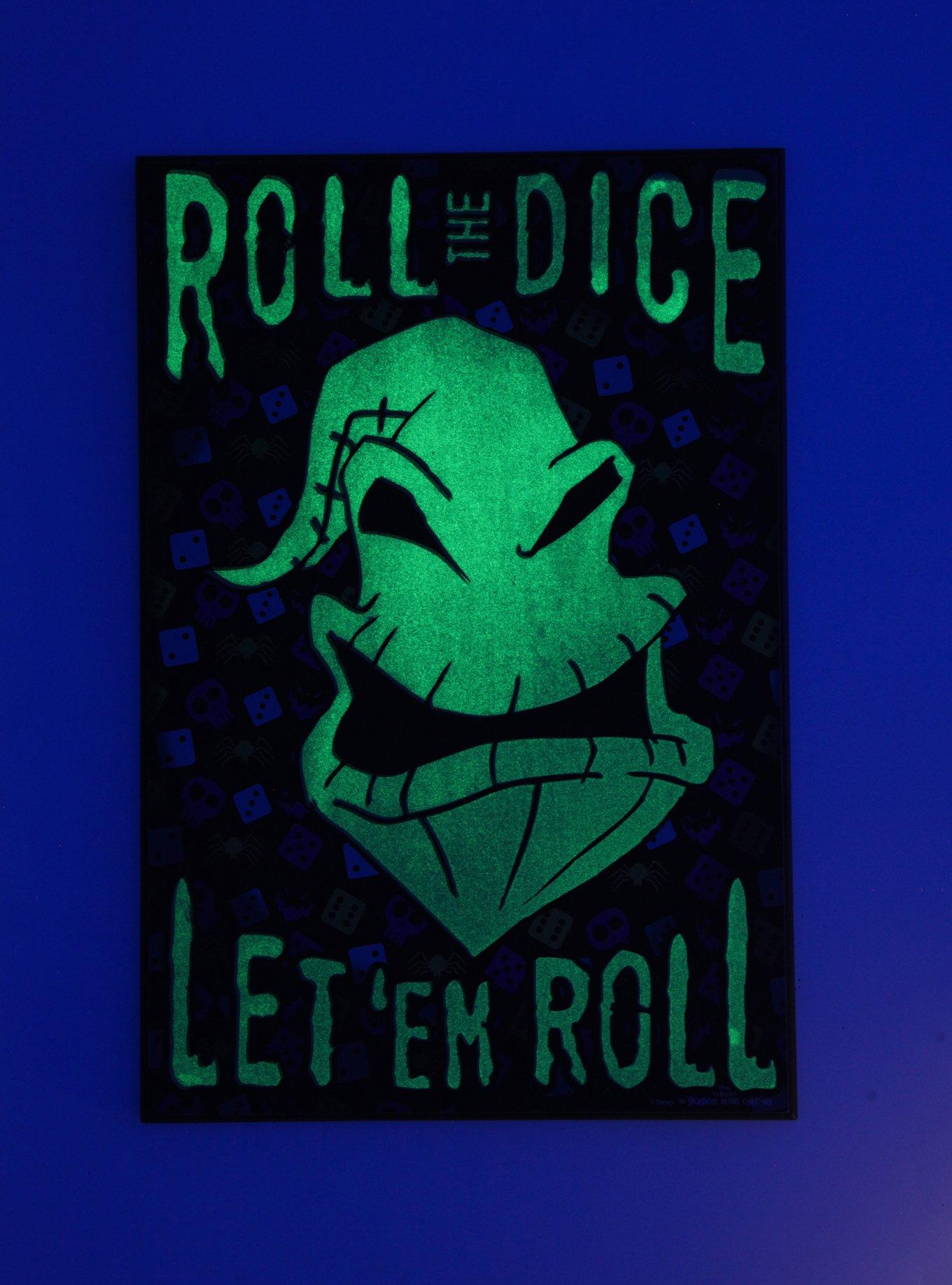 The Nightmare Before Christmas Glow-In-The-Dark Oogie Boogie Wall Art, , alternate
