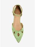Plus Size Destination Disney The Princess And The Frog Tiana Green Floral Sandals, , alternate