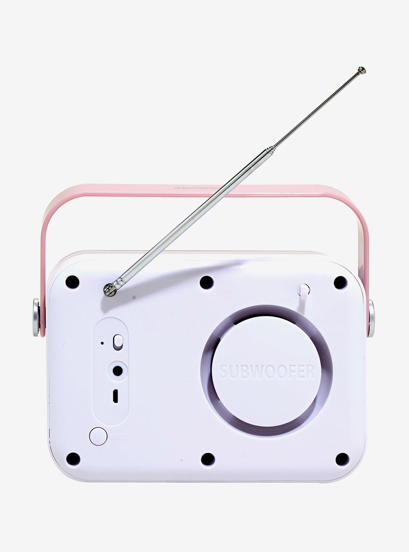 Polaroid Pink Retro Wireless Bluetooth Speaker, , alternate