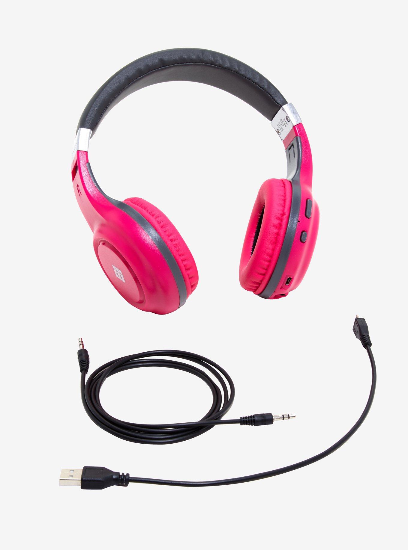 Polaroid Pink Bluetooth Headphones, , alternate