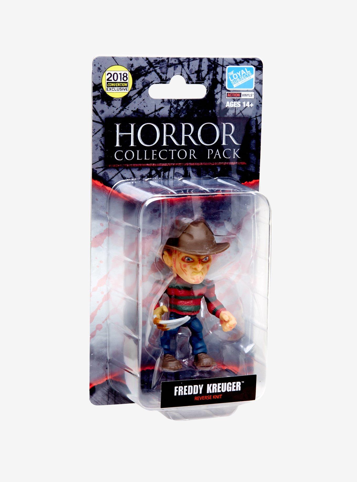 The Loyal Subjects A Nightmare On Elm Street Freddy Krueger Reverse Knit Vinyl Figure 2018 Summer Convention Exclusive, , alternate