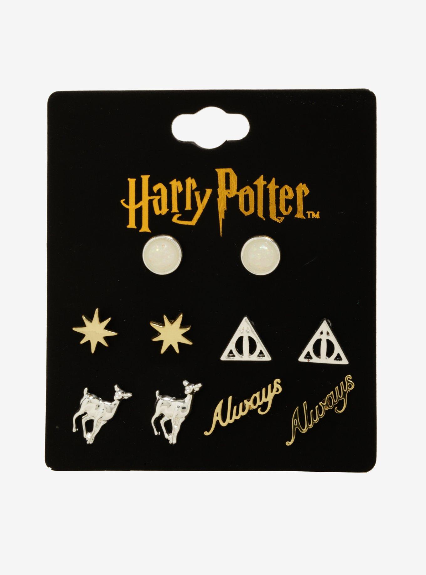 Harry Potter Always Opal Earrings - BoxLunch Exclusive, , alternate