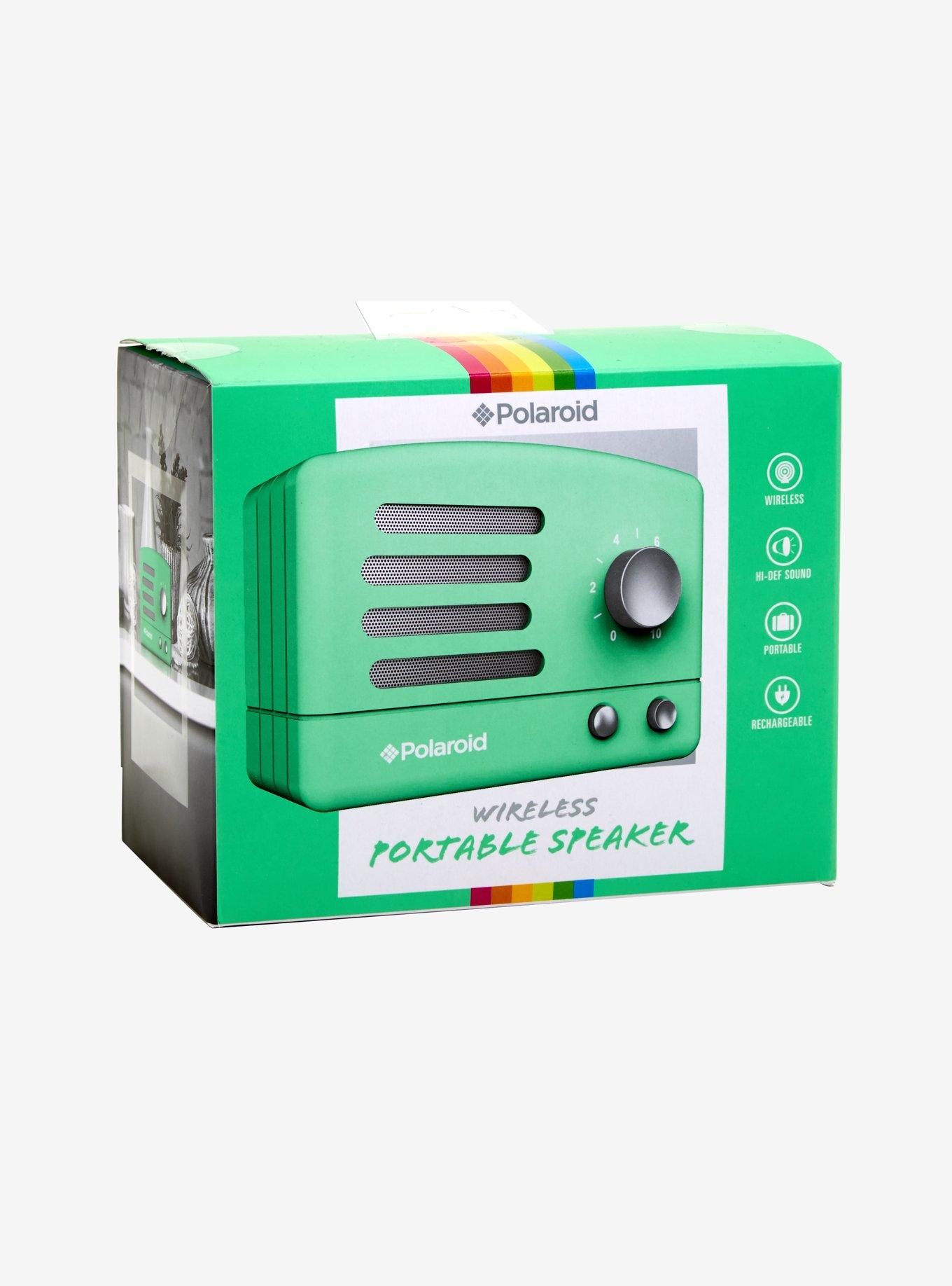 Polaroid Green Wireless Portable Speaker, , alternate