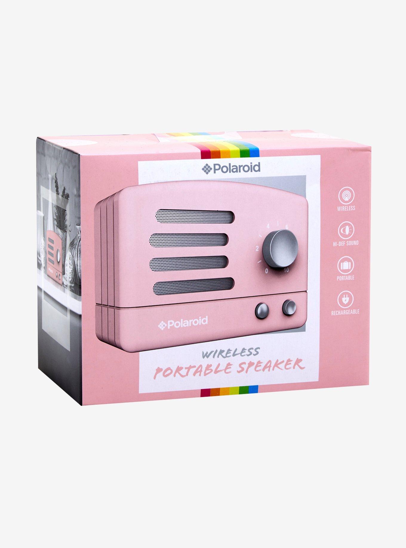 Polaroid Pink Wireless Portable Speaker, , alternate