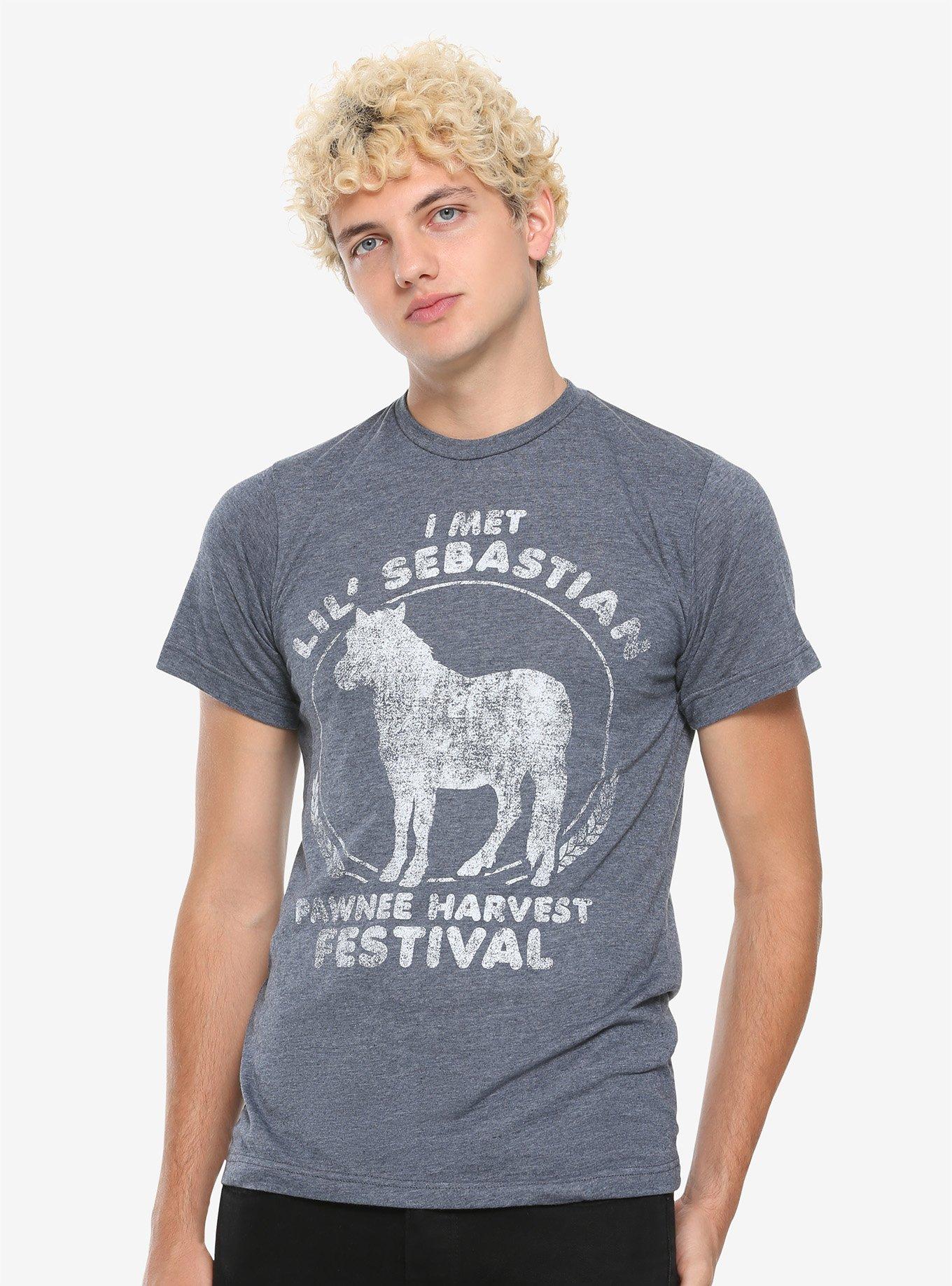 Parks And Recreation I Met Lil' Sebastian T-Shirt, , alternate