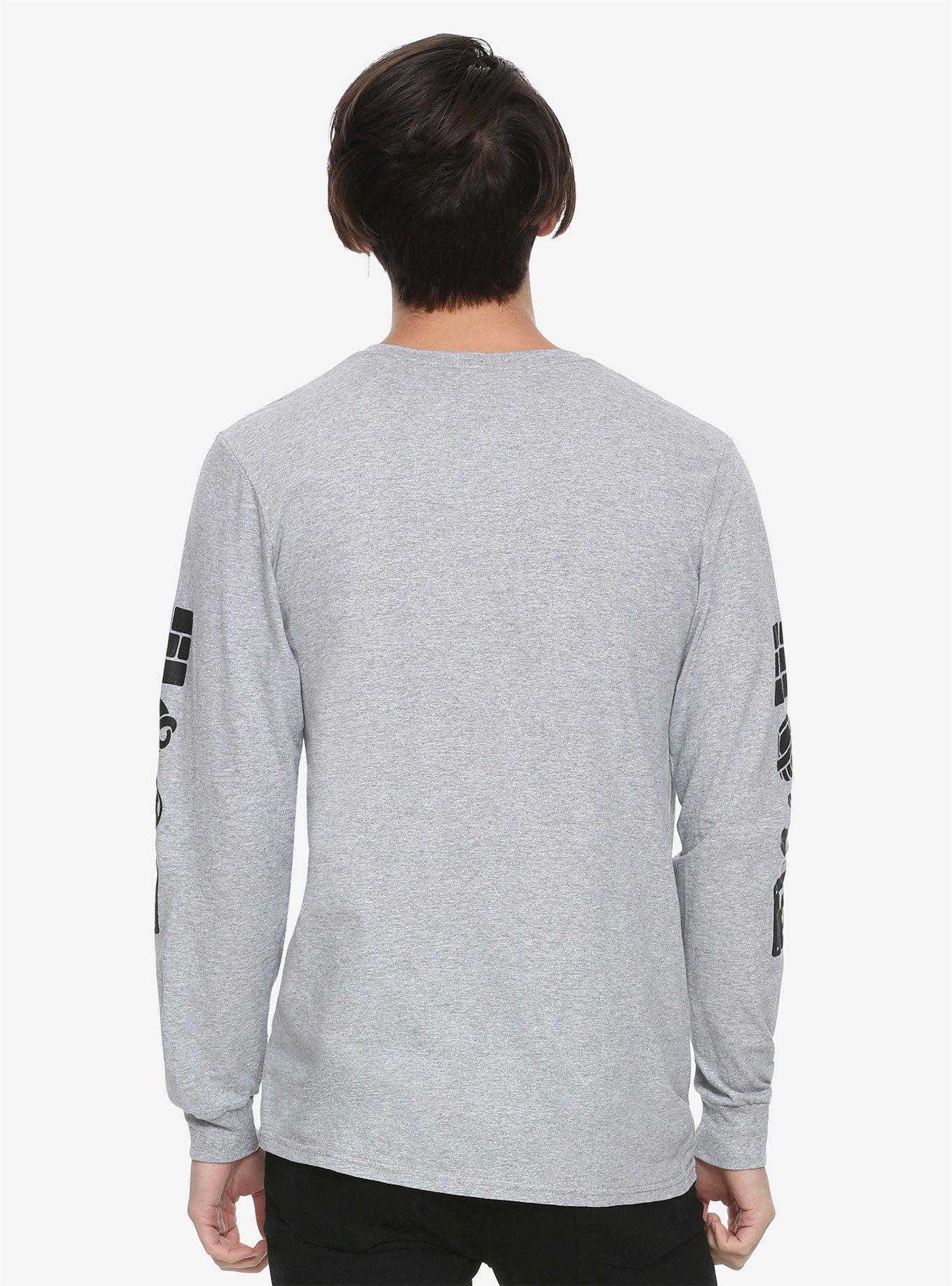 Nintendo Super Mario Bros. Kanji Long-Sleeve T-Shirt Hot Topic Exclusive, , alternate