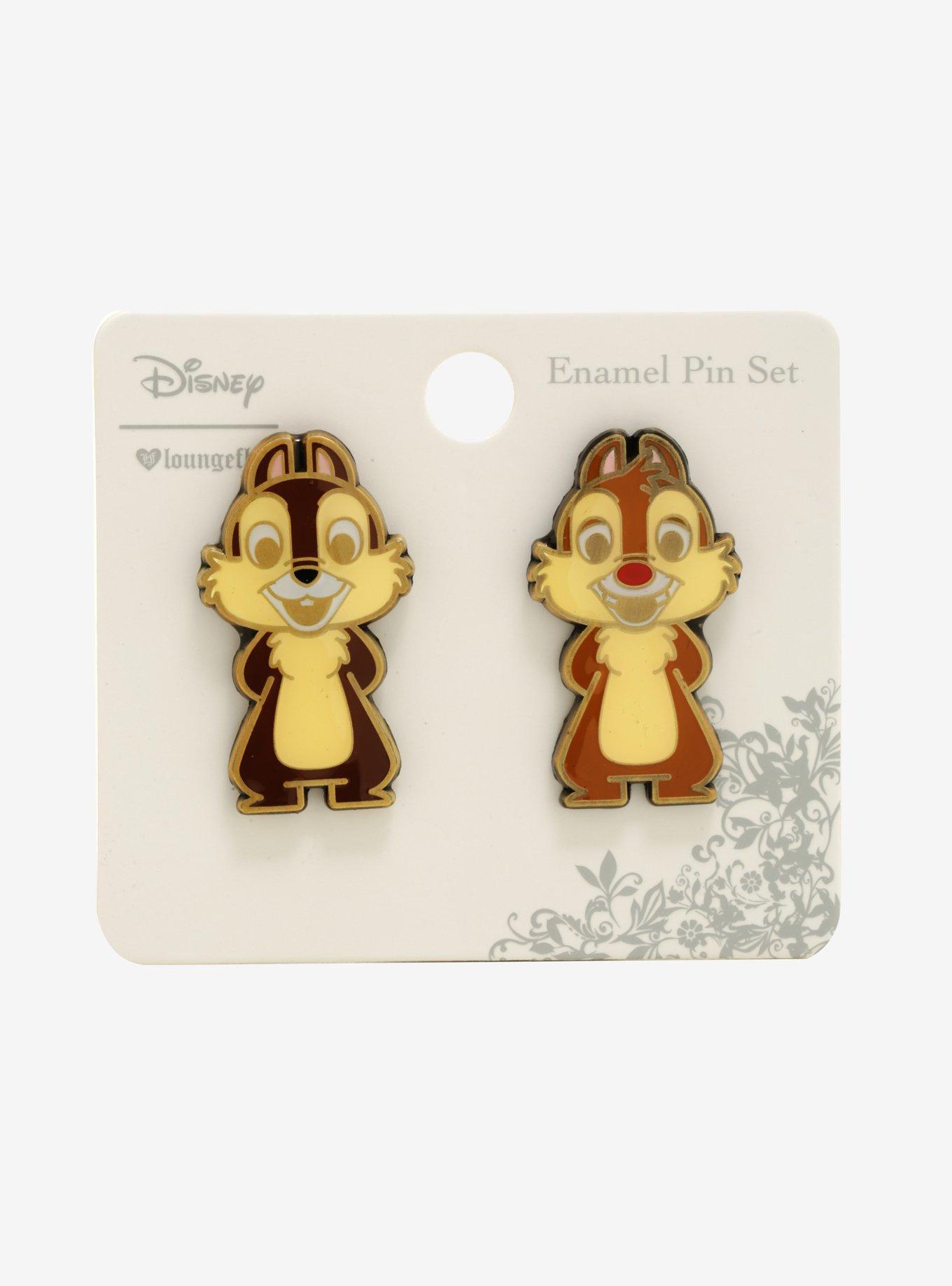 Disney Chip 'n Dale Enamel Pin Set - BoxLunch Exclusive, , alternate