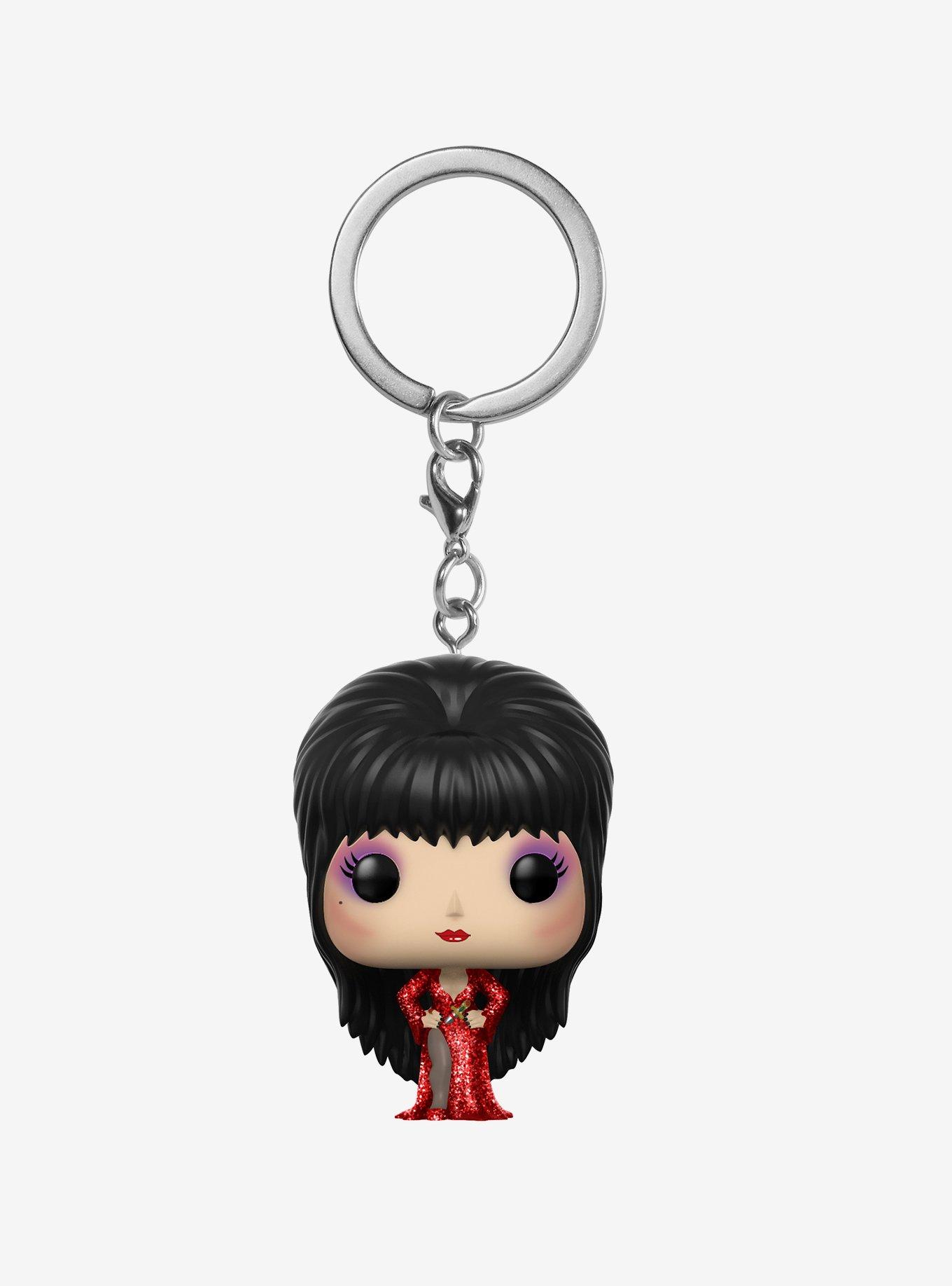 Funko Elvira Mistress Of The Dark Pocket Pop! Elvira Red Dress Key Chain Hot Topic Exclusive, , alternate