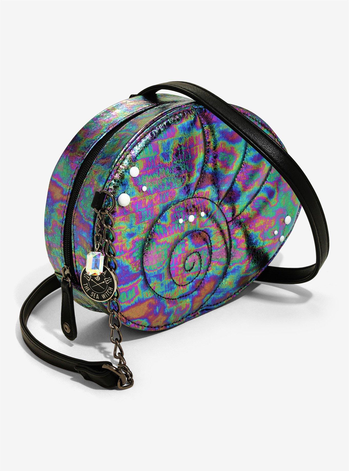 Disney The Little Mermaid Ursula Shell Crossbody Purse, , alternate