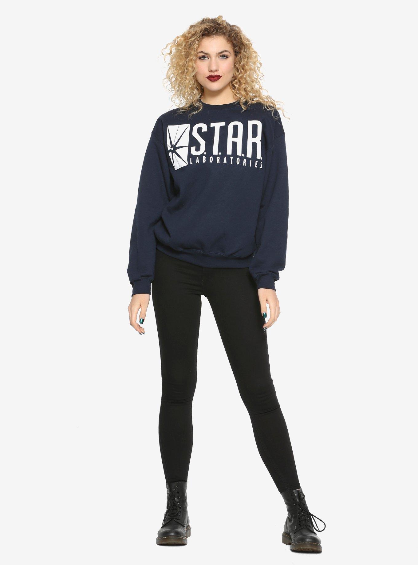 DC The Flash S.T.A.R. Labs Girls Sweatshirt, , alternate