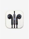 Space Print Earbuds With Microphone, , alternate